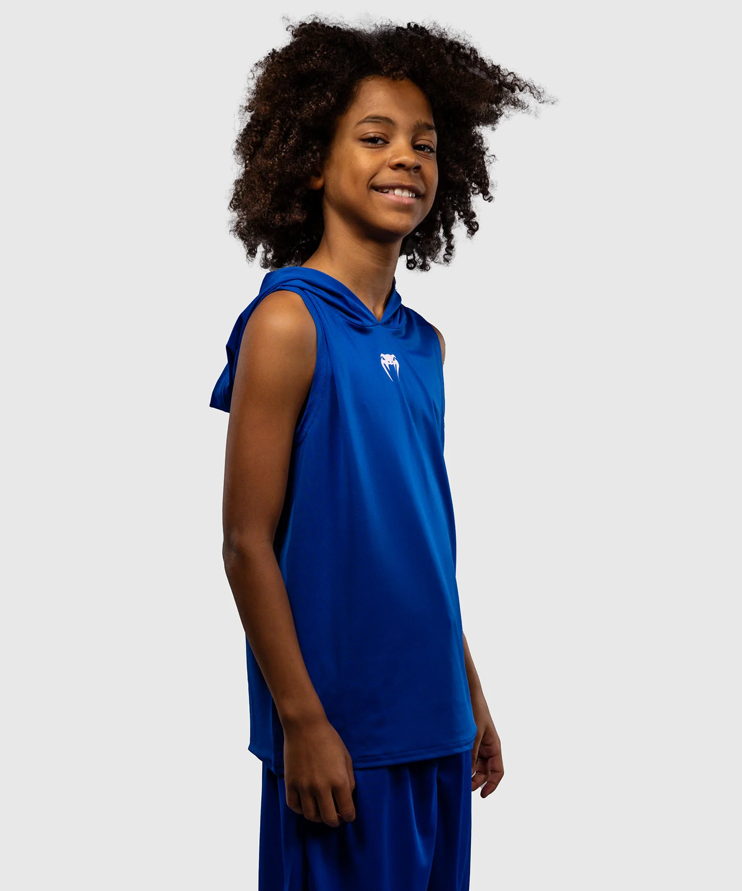 Sweat à capuche sans manches Dry Tech pour Enfants Venum Elite - Bleu Royal - Image 2