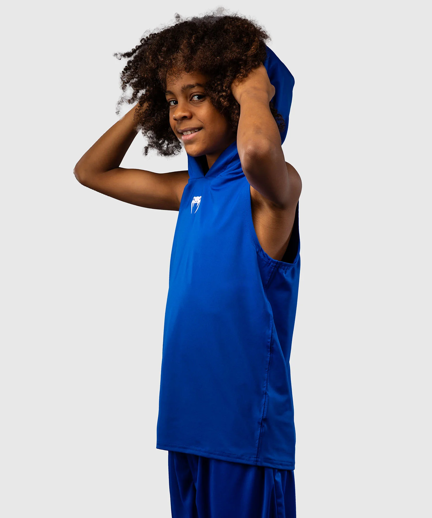 Sweat à capuche sans manches Dry Tech pour Enfants Venum Elite - Bleu Royal - Image 5