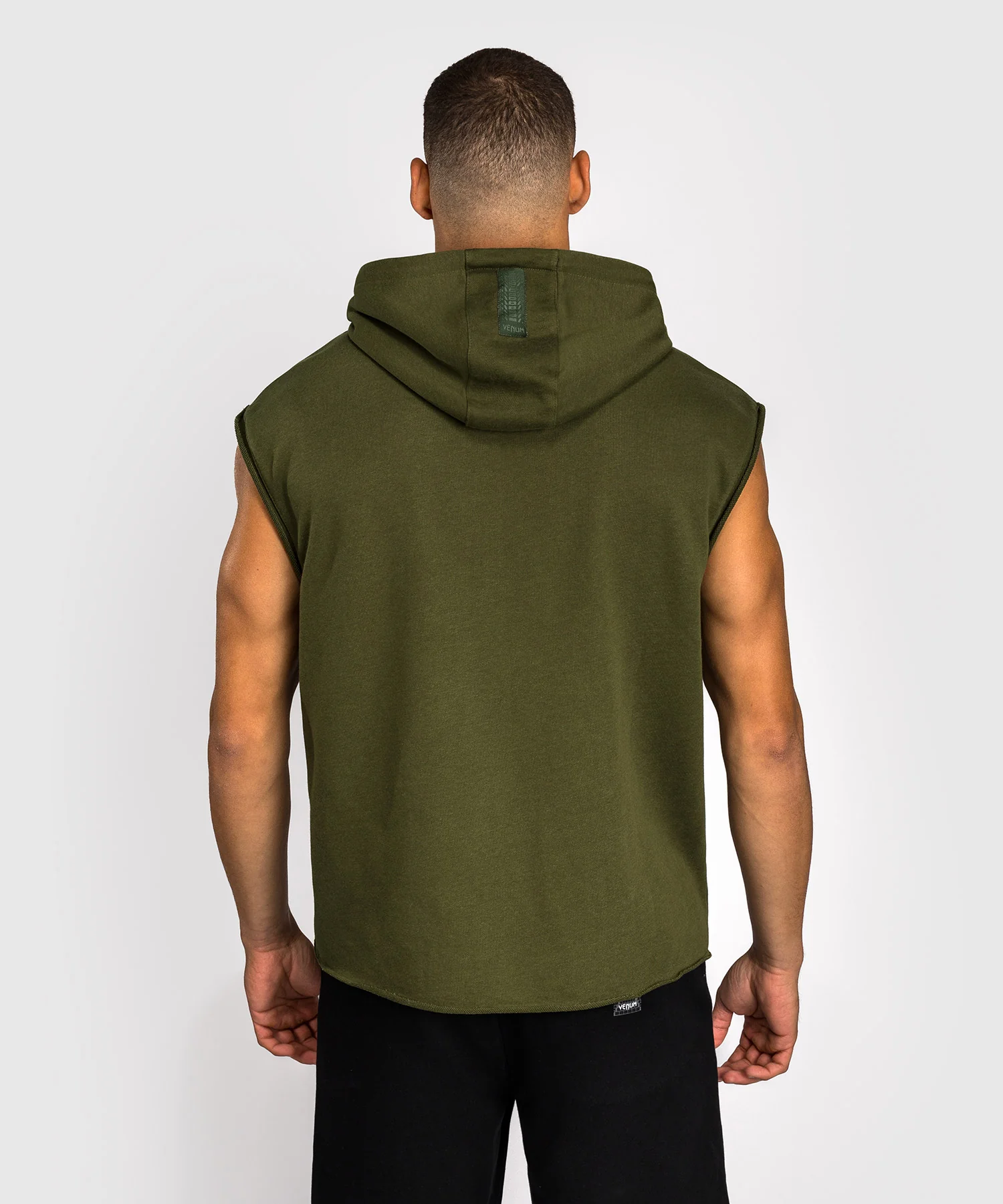 Sweat à Capuche Sans Manches Venum Boxing VT – Vert Militaire - Image 3
