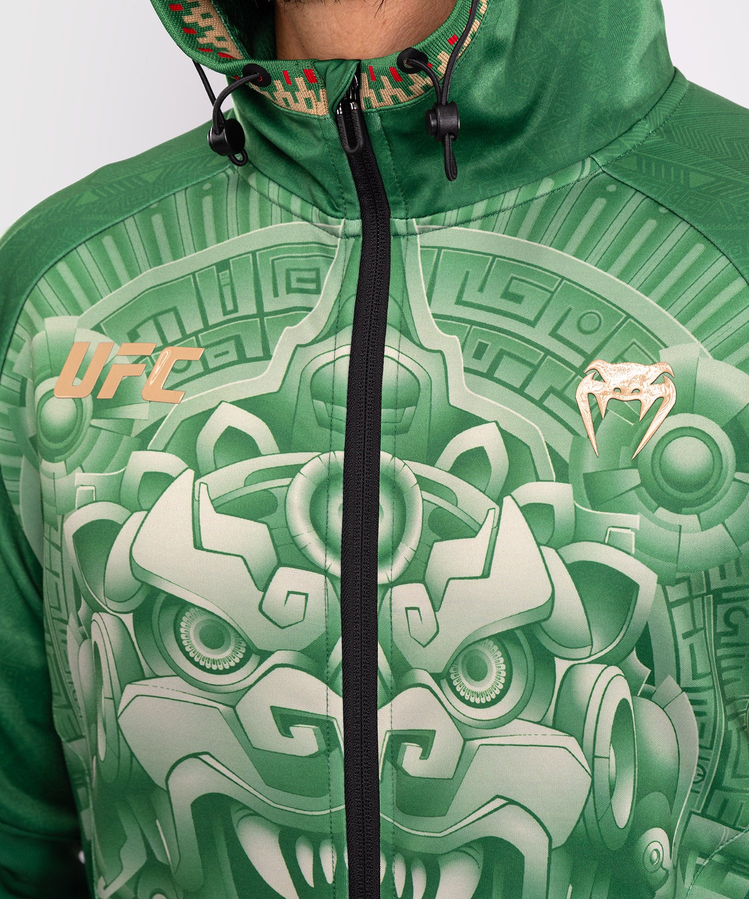 Sweat à Capuche UFC Noche 2.0 by Venum Authentic Fight Night - Vert - Image 4