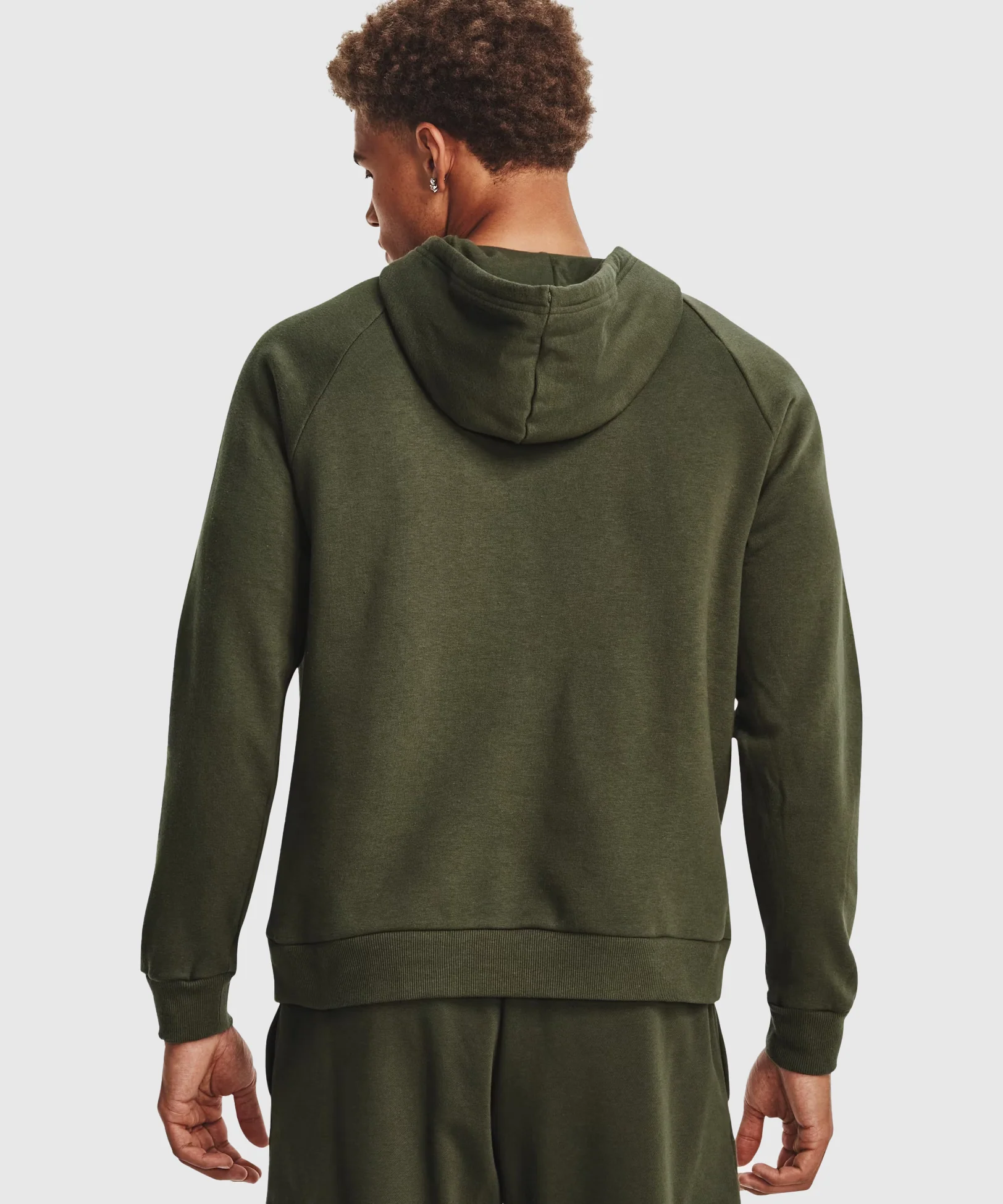 Sweat À Capuche Under Armour Ua Rival Fleece - Kaki - Image 2
