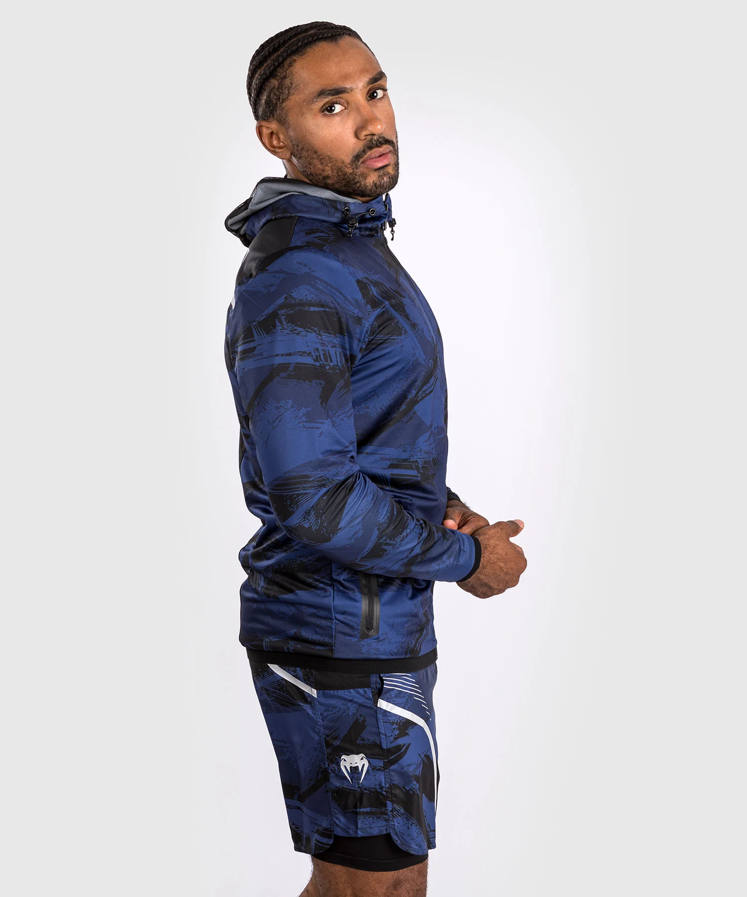 Sweat à capuche Venum Electron 3.0 - Bleu Marine - Image 4
