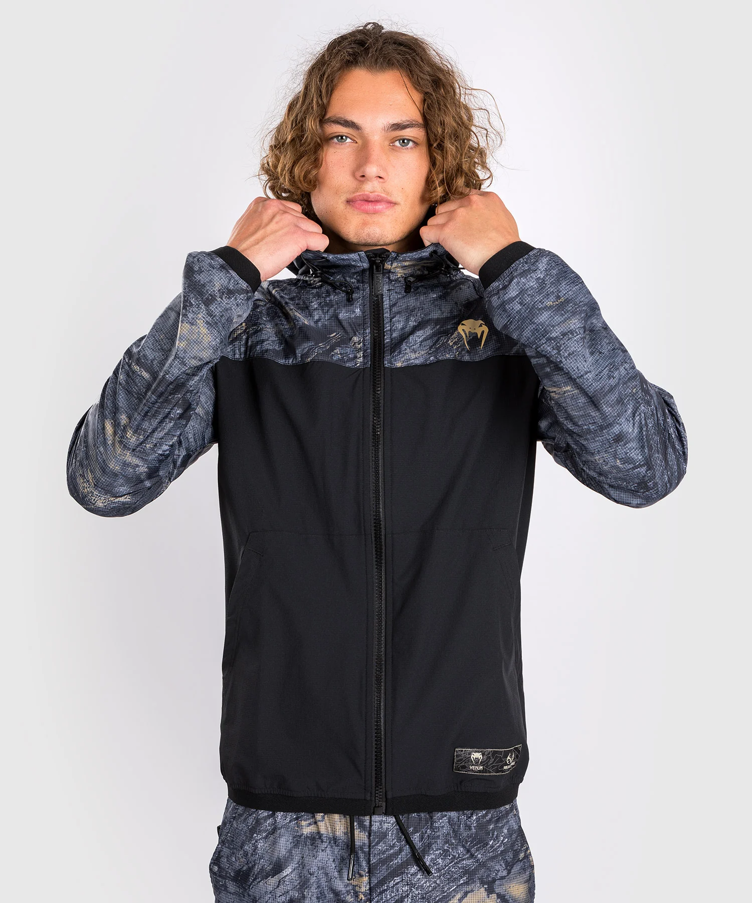 Sweat à capuche Venum Laser XT Realtree Noir/Camouflage foncé - Image 9