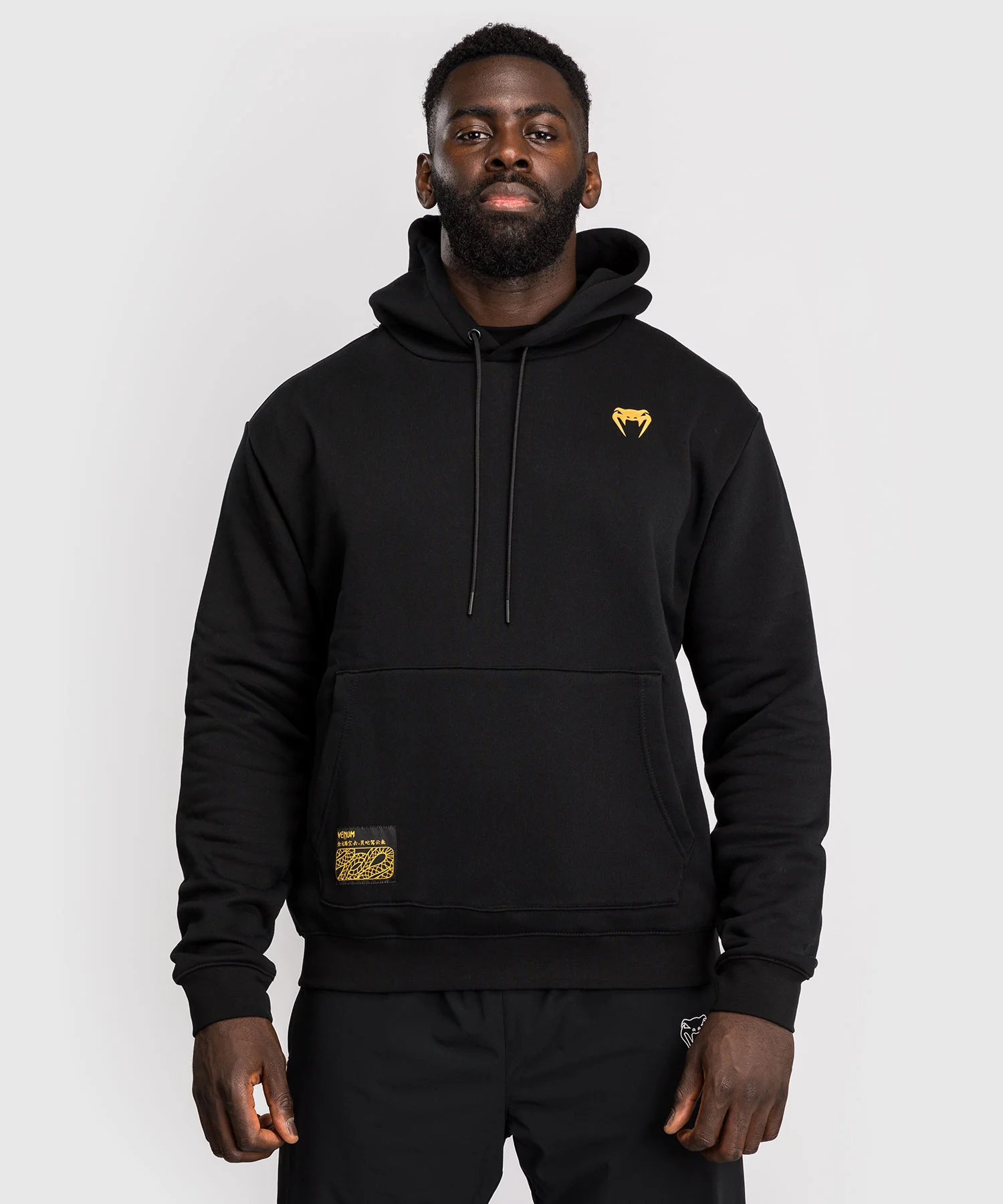 Sweat à Capuche Venum Serpenti – Noir/Argent/Or - Image 2