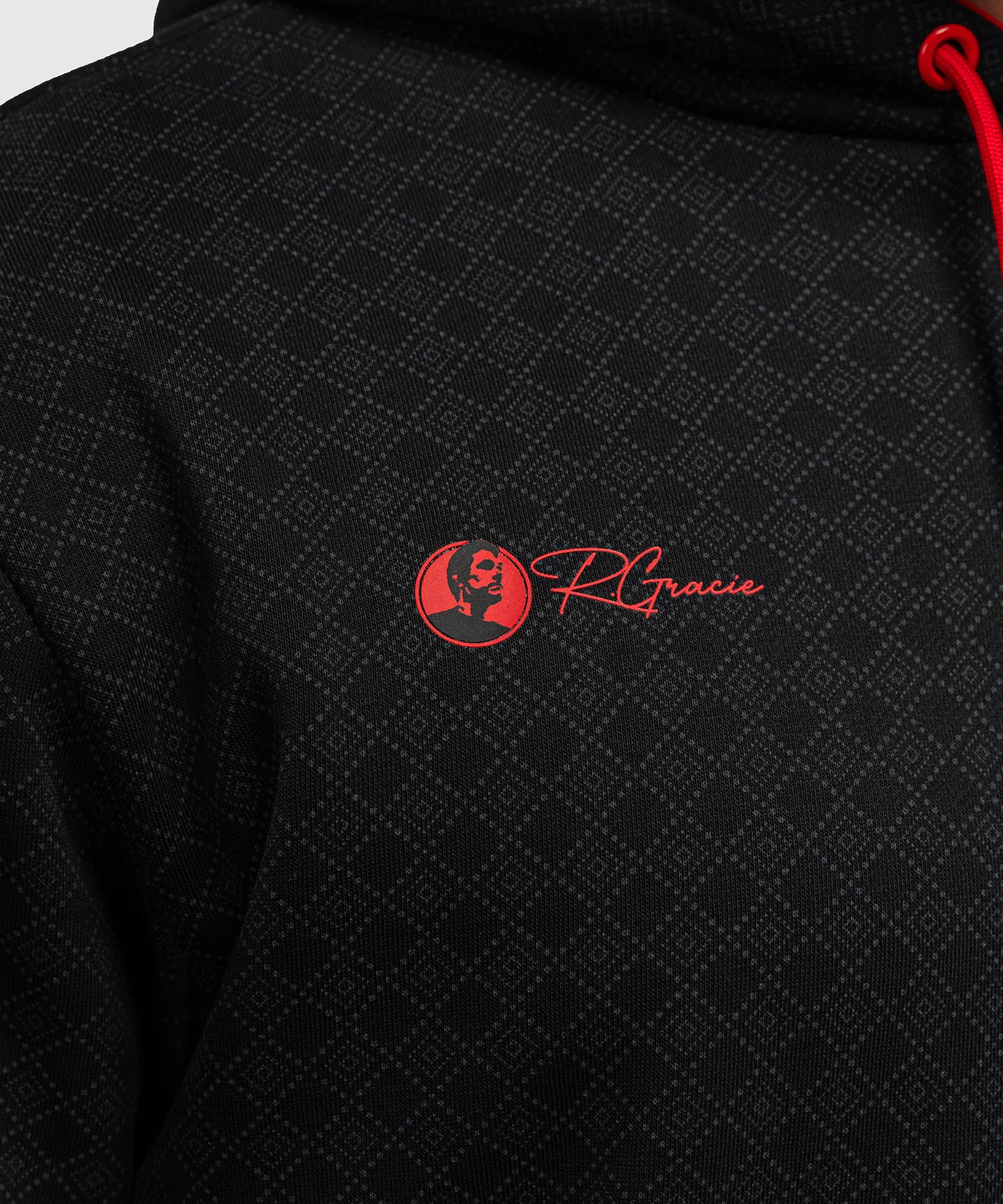 Sweat à Capuche Venum x Roger Gracie Signature - Noir/Rouge - Image 7