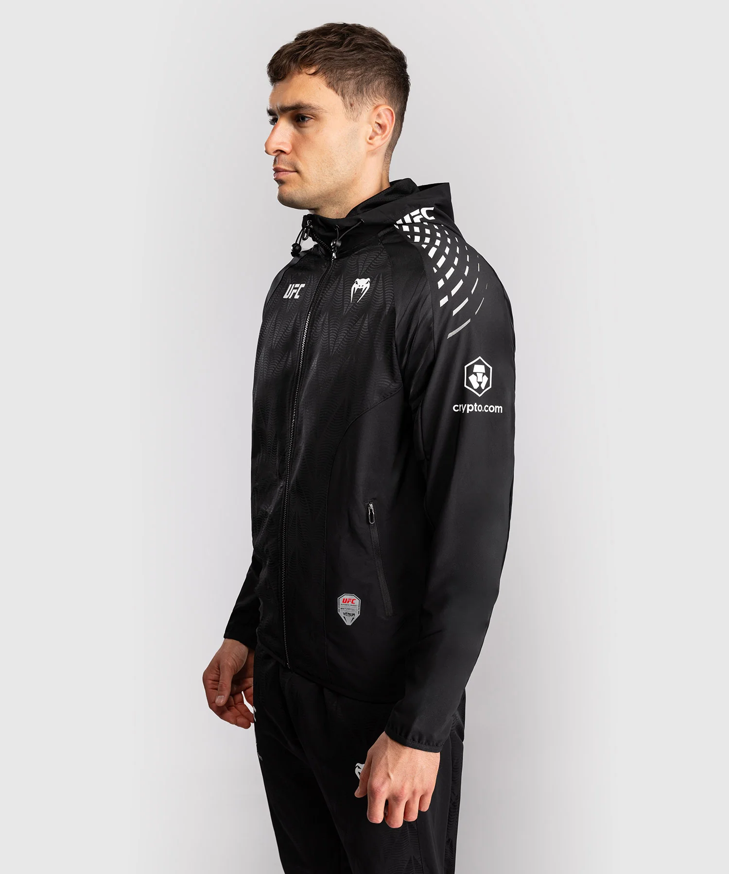 Sweat à capuche Walkout Homme UFC Zenith by Venum Authentic Fight Night - Noir - Image 4