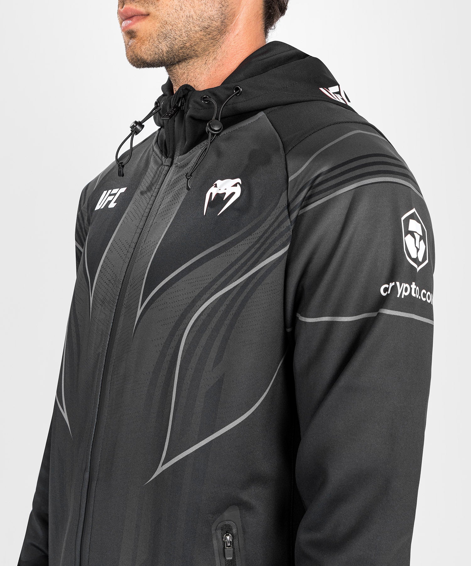 Sweat à capuche Walkout UFC Venum Authentic Fight Night 2.0 pour homme - Noir - Image 6