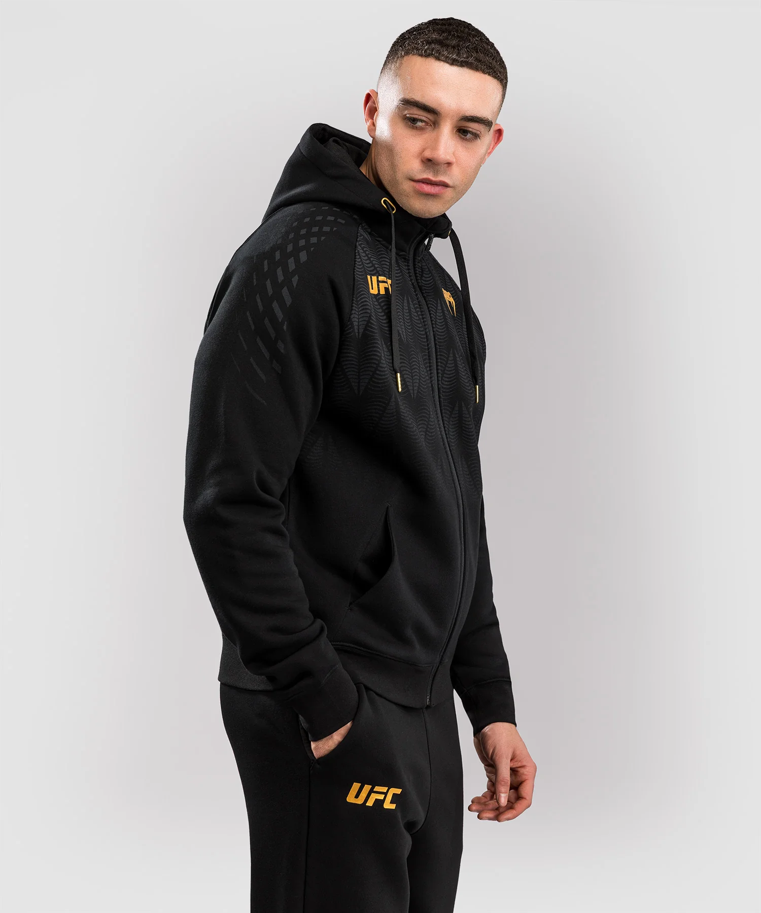 Sweat à capuche zippé Homme UFC Zenith by Venum Replica - Champion - Image 2