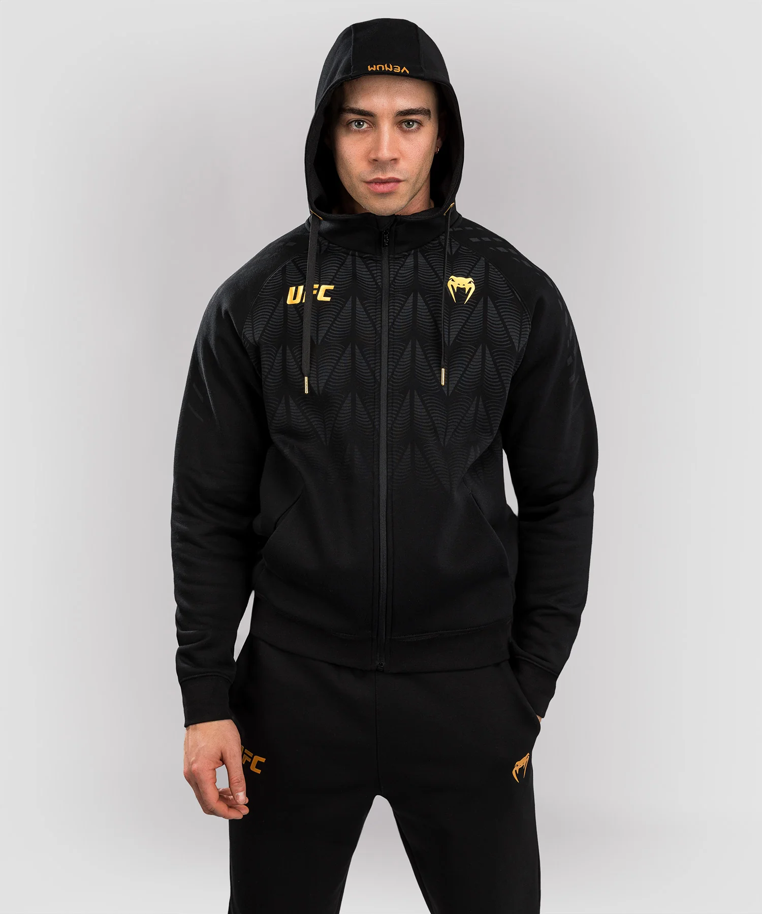 Sweat à capuche zippé Homme UFC Zenith by Venum Replica - Champion - Image 4