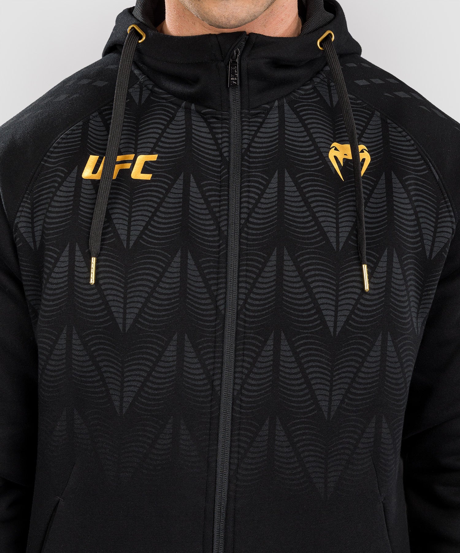 Sweat à capuche zippé Homme UFC Zenith by Venum Replica - Champion - Image 5