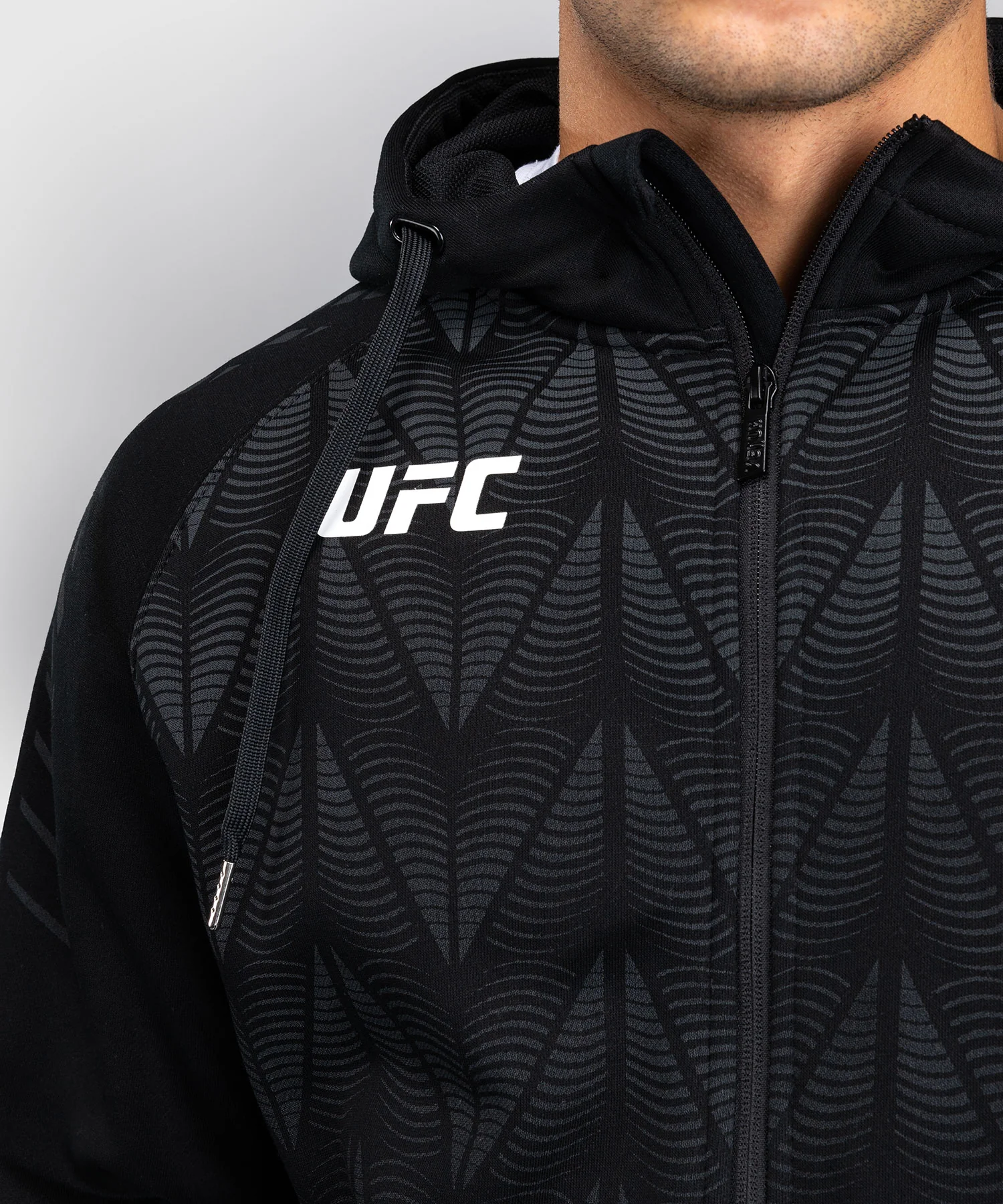 Sweat à capuche zippé Homme UFC Zenith by Venum Replica - Noir - Image 7