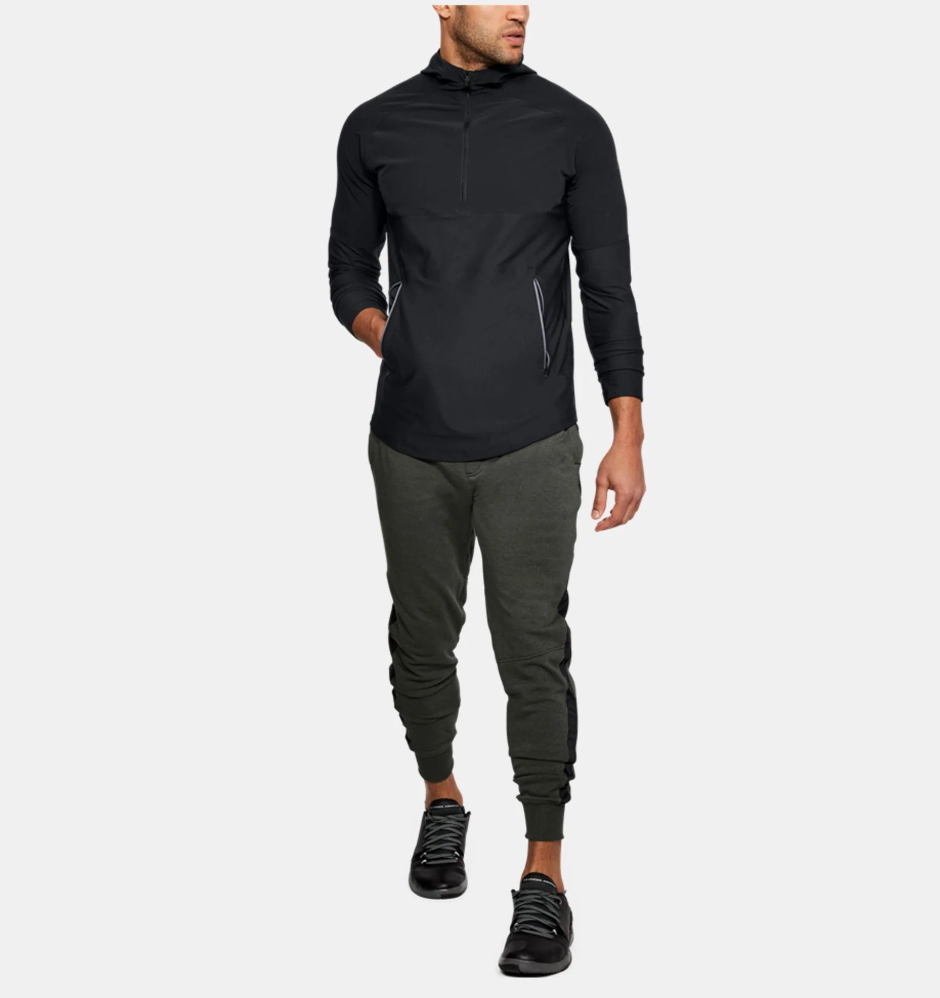 Sweater Under Armour Vanish Popover - Noir - Image 3