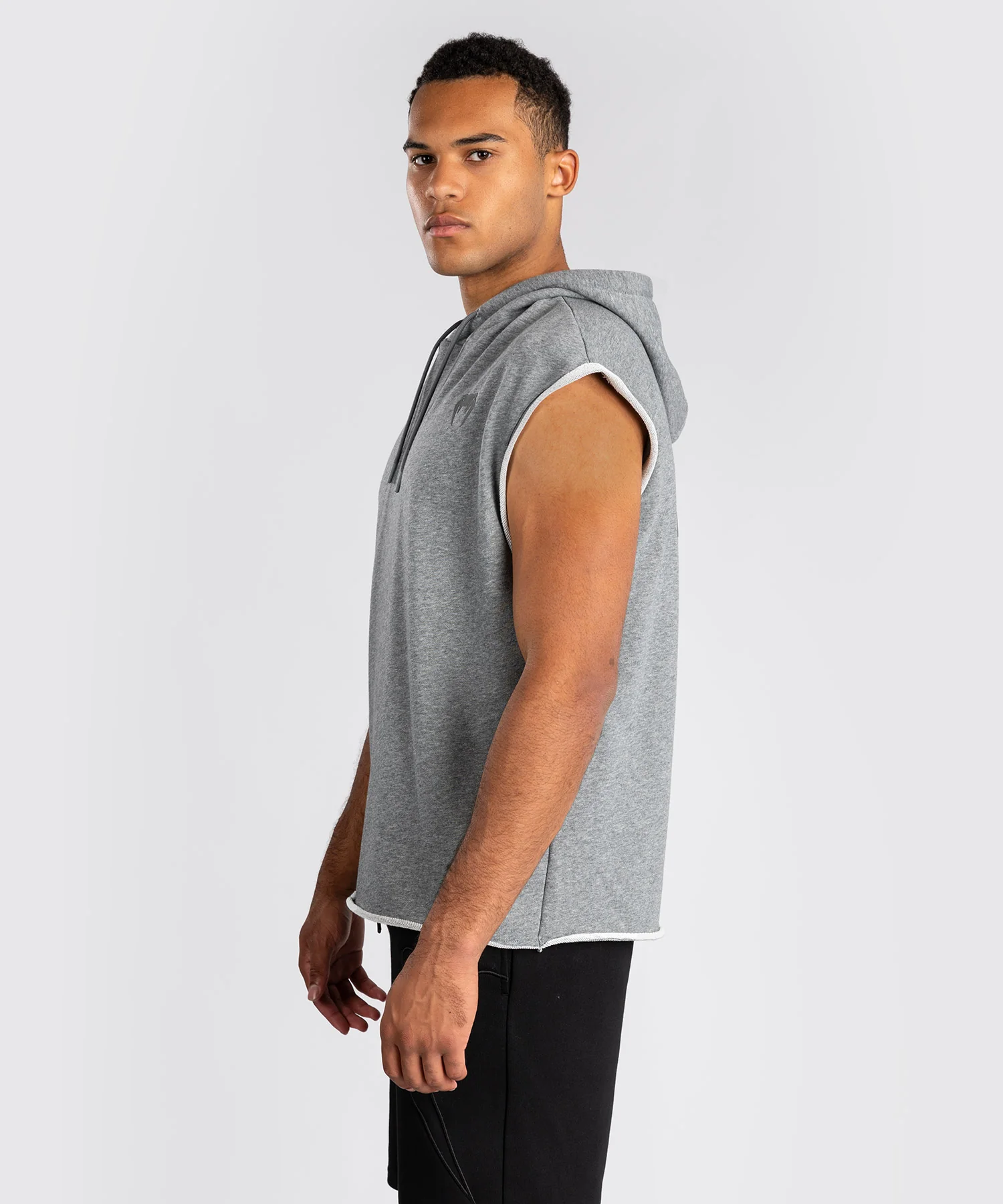 Sweat à Capuche Sans Manches Venum Divide - Gris Chiné - Image 3