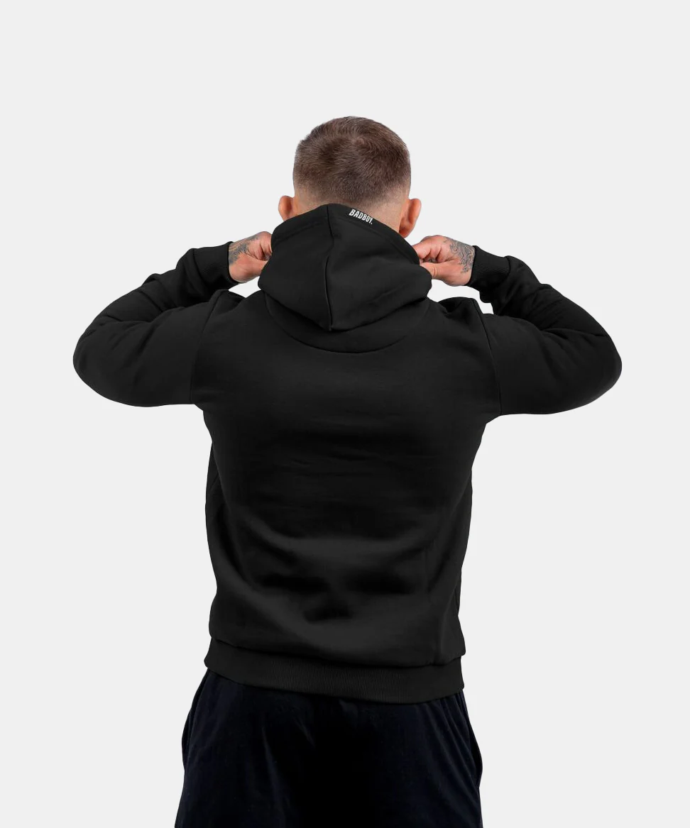 Sweatshirt À Capuche Bad Boy Brazilian Flag - Noir - Image 3