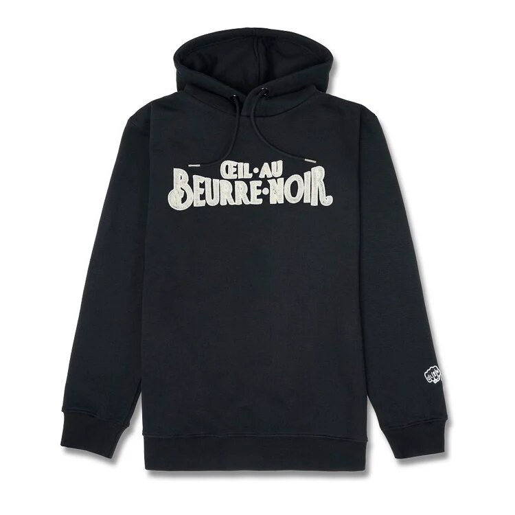 Sweatshirt À Capuche Clean Hugs Oeil Au Beurre Noir - Noir