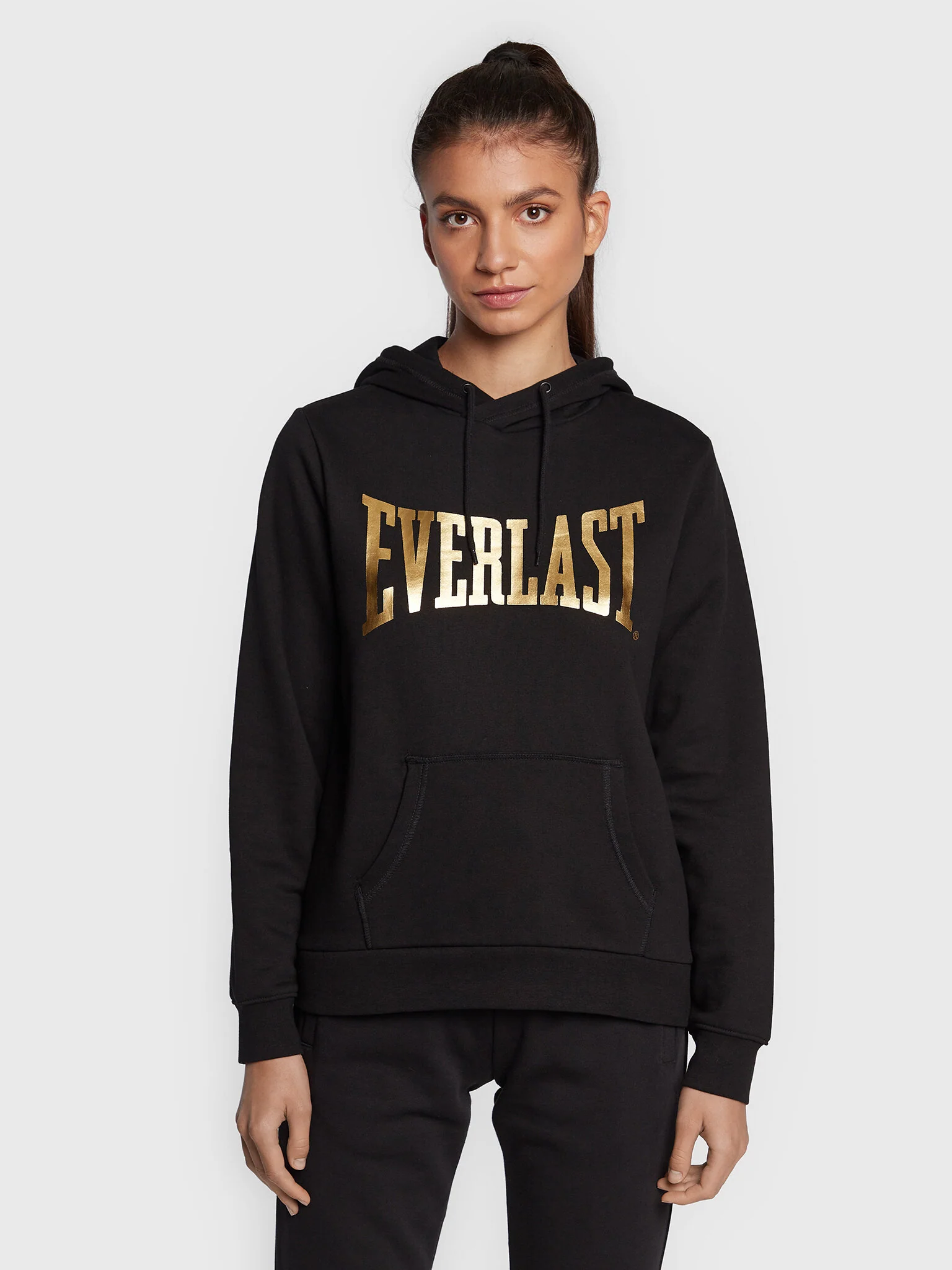 Sweatshirt À Capuche Everlast Taylor W2 - Pour Femmes - Noir/Or