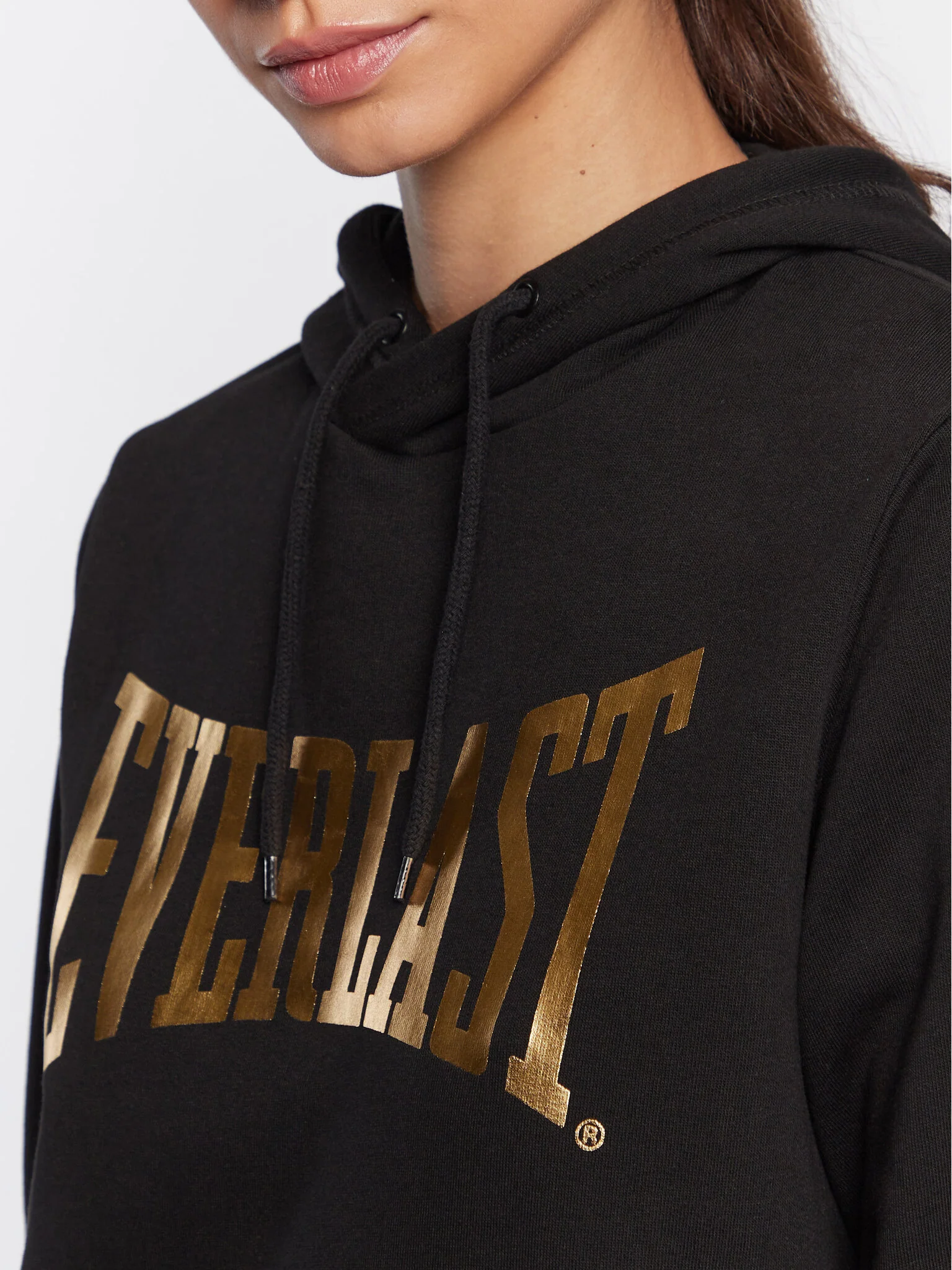 Sweatshirt À Capuche Everlast Taylor W2 - Pour Femmes - Noir/Or - Image 4