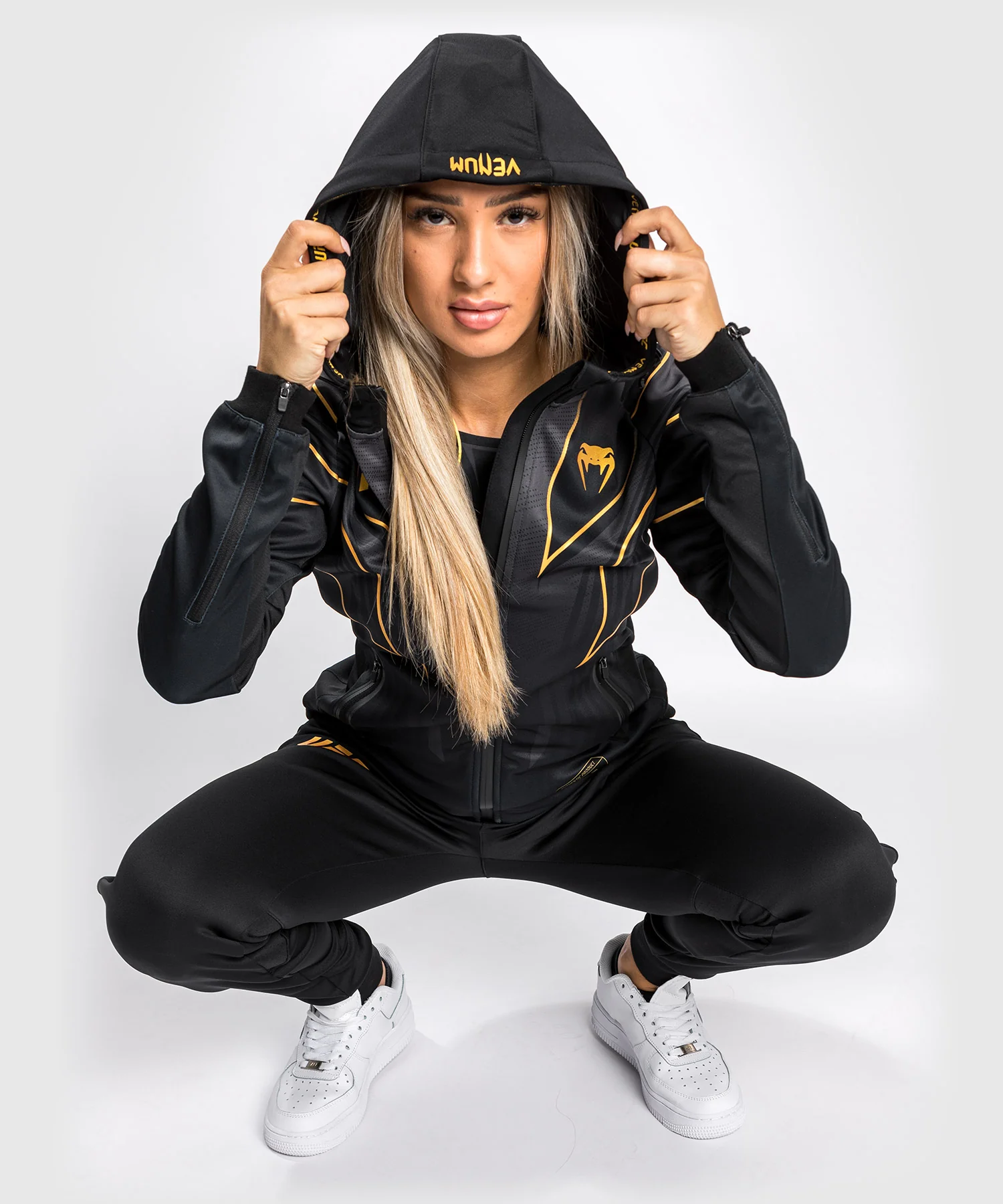 Sweatshirt à Capuche Femme UFC Venum Authentic Fight Night 2.0 - Champion - Image 3