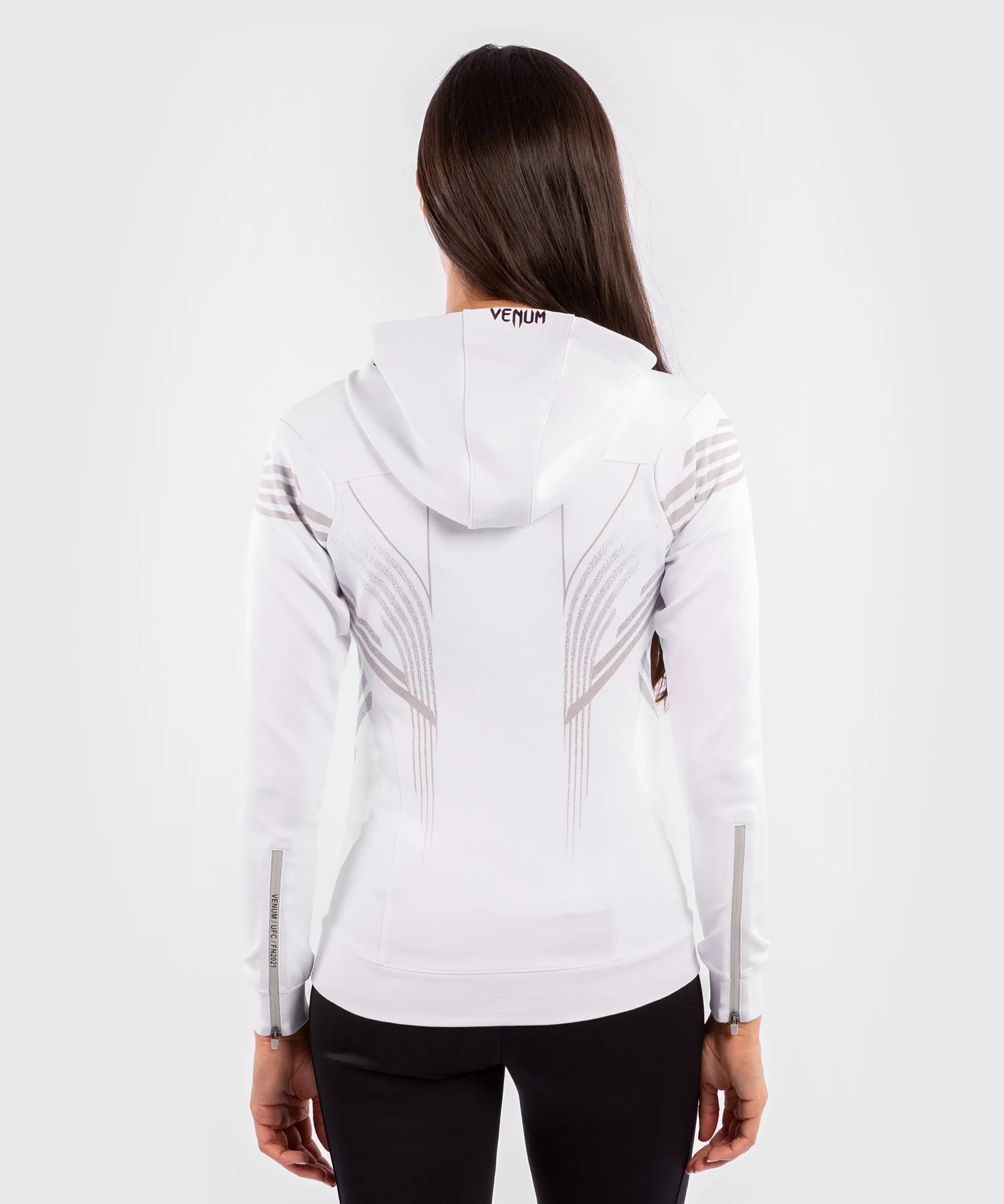Sweatshirt à Capuche Femme UFC Venum Authentic Fight Night - Blanc - Image 2