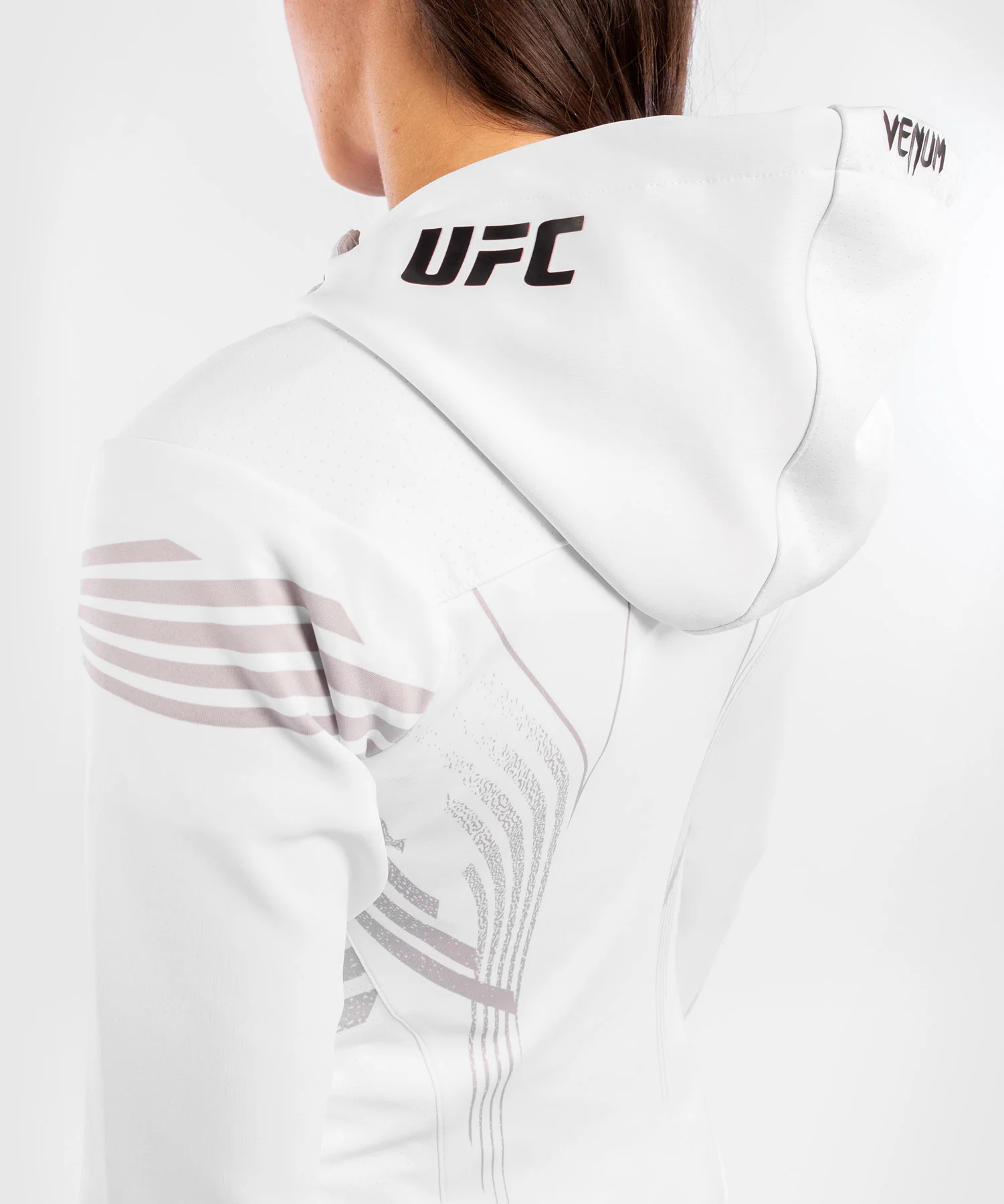 Sweatshirt à Capuche Femme UFC Venum Authentic Fight Night - Blanc - Image 7