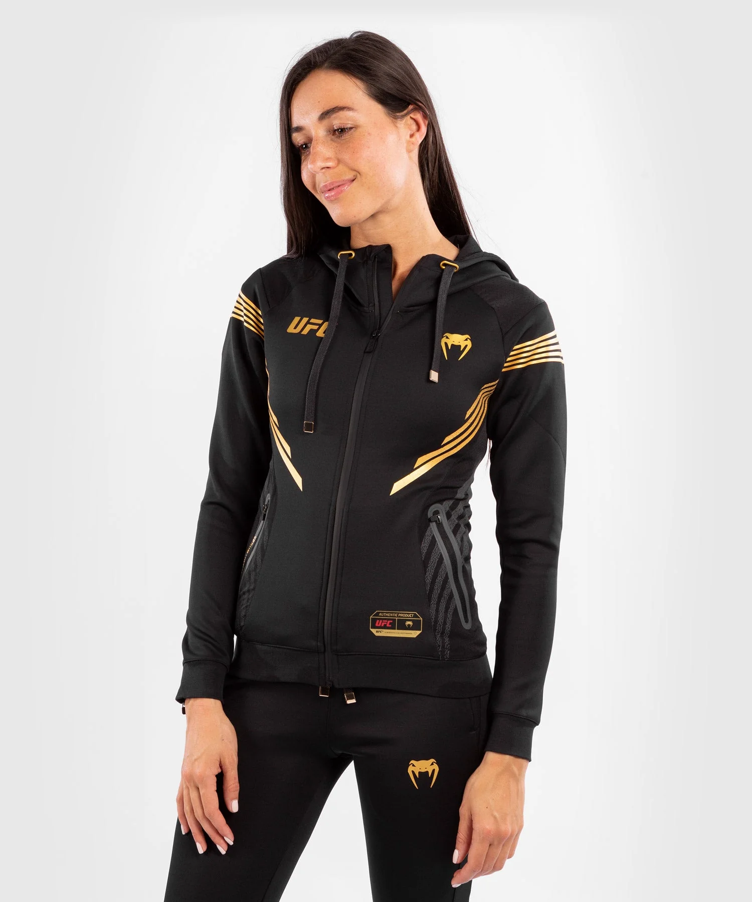 Sweatshirt à Capuche Femme UFC Venum Authentic Fight Night - Champion - Image 3
