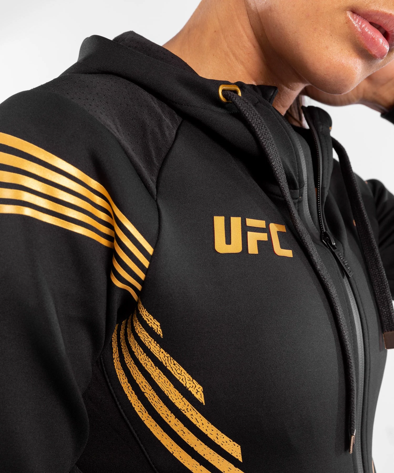 Sweatshirt à Capuche Femme UFC Venum Authentic Fight Night - Champion - Image 7