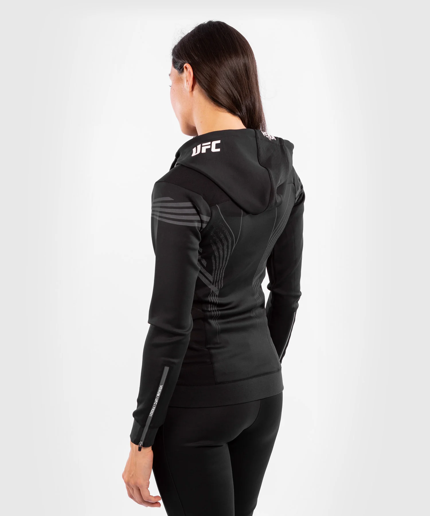 Sweatshirt à Capuche Femme UFC Venum Authentic Fight Night - Noir - Image 5