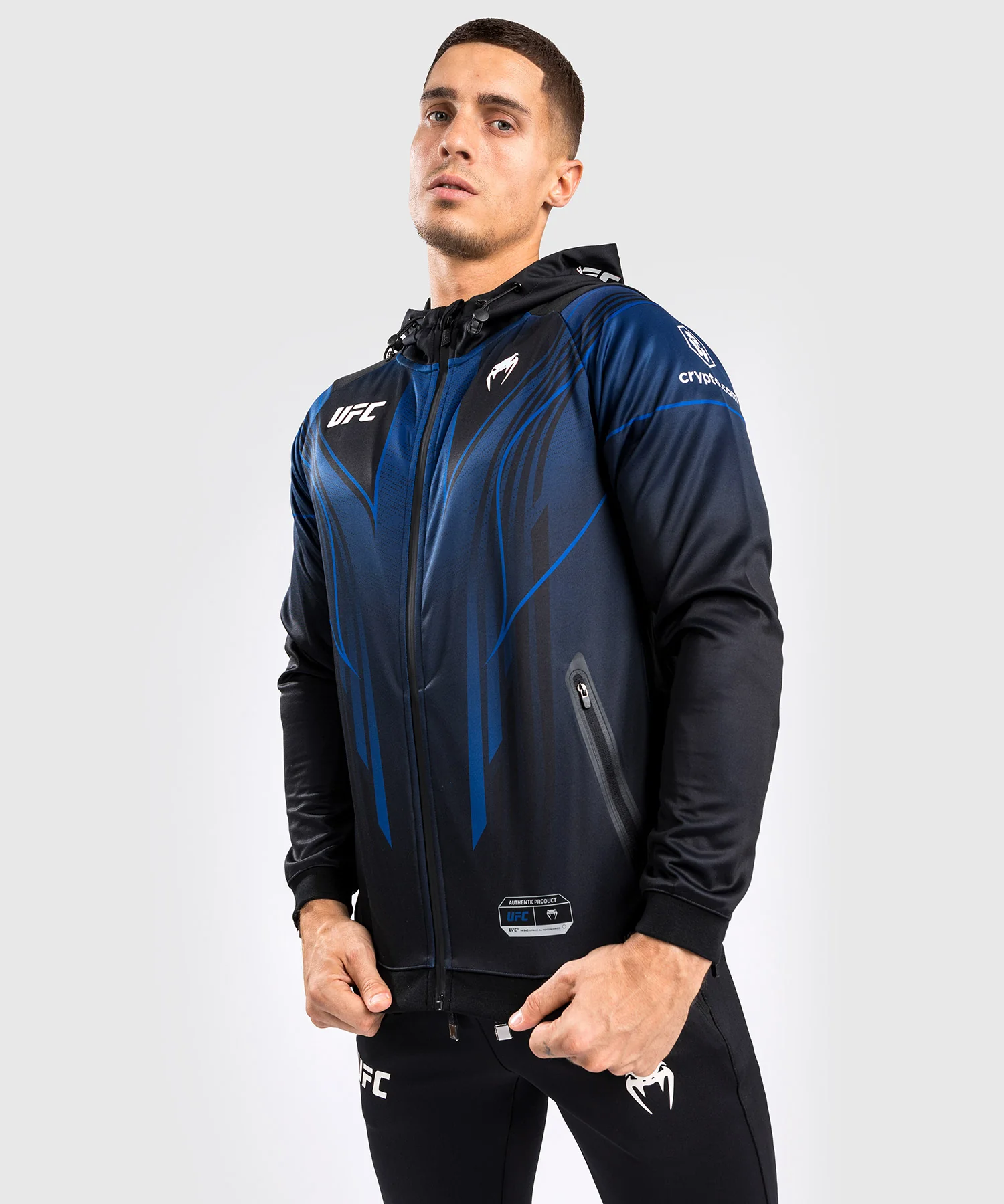Sweatshirt à Capuche Homme UFC Venum Authentic Fight Night 2.0 - Midnight Edition - Image 3