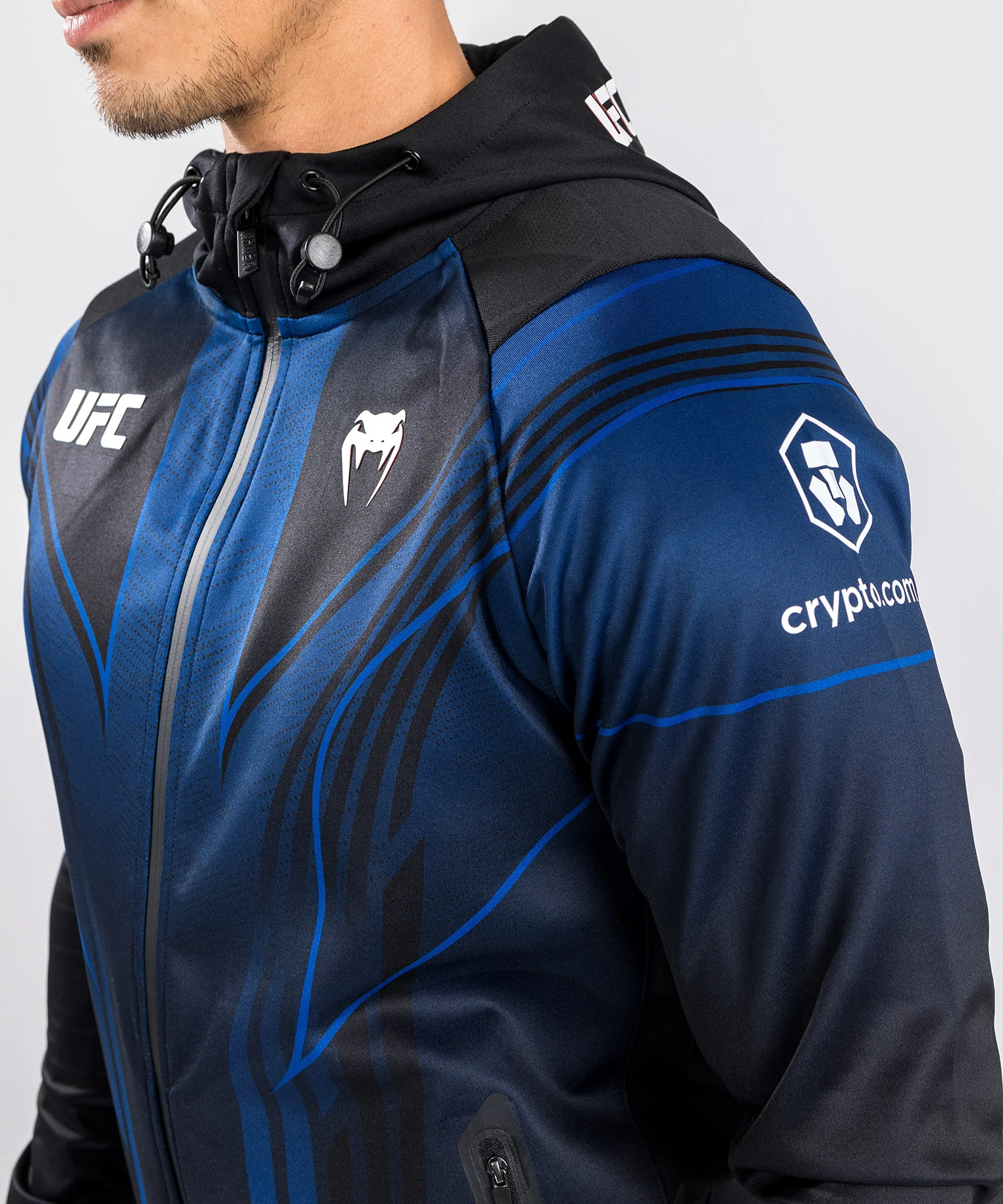 Sweatshirt à Capuche Homme UFC Venum Authentic Fight Night 2.0 - Midnight Edition - Image 5