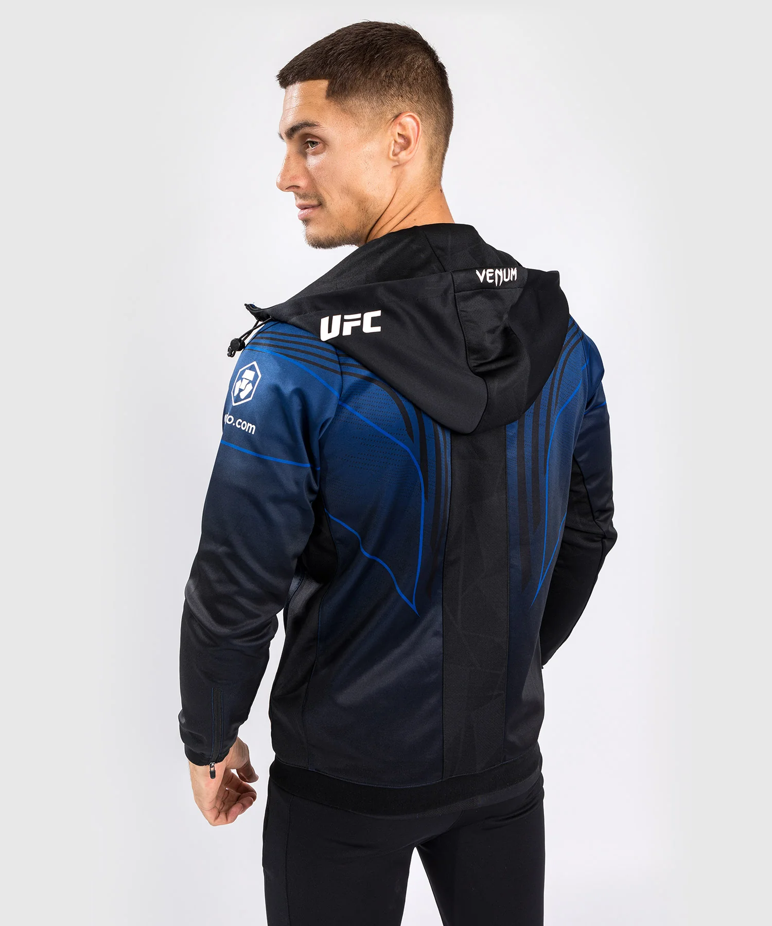 Sweatshirt à Capuche Homme UFC Venum Authentic Fight Night 2.0 - Midnight Edition - Image 6
