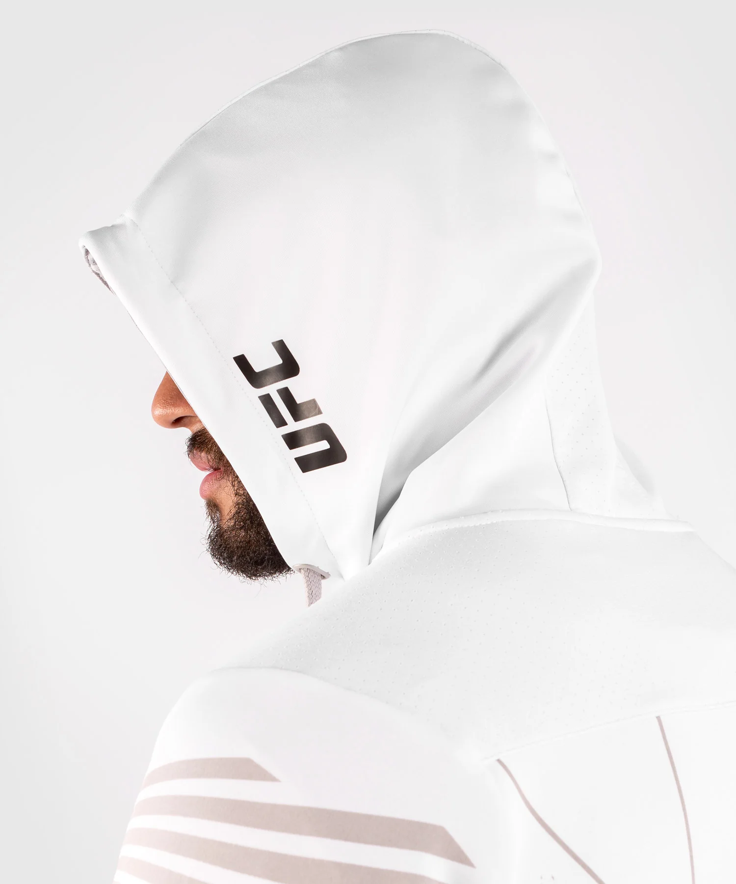 Sweatshirt à Capuche Homme UFC Venum Authentic Fight Night - Blanc - Image 7