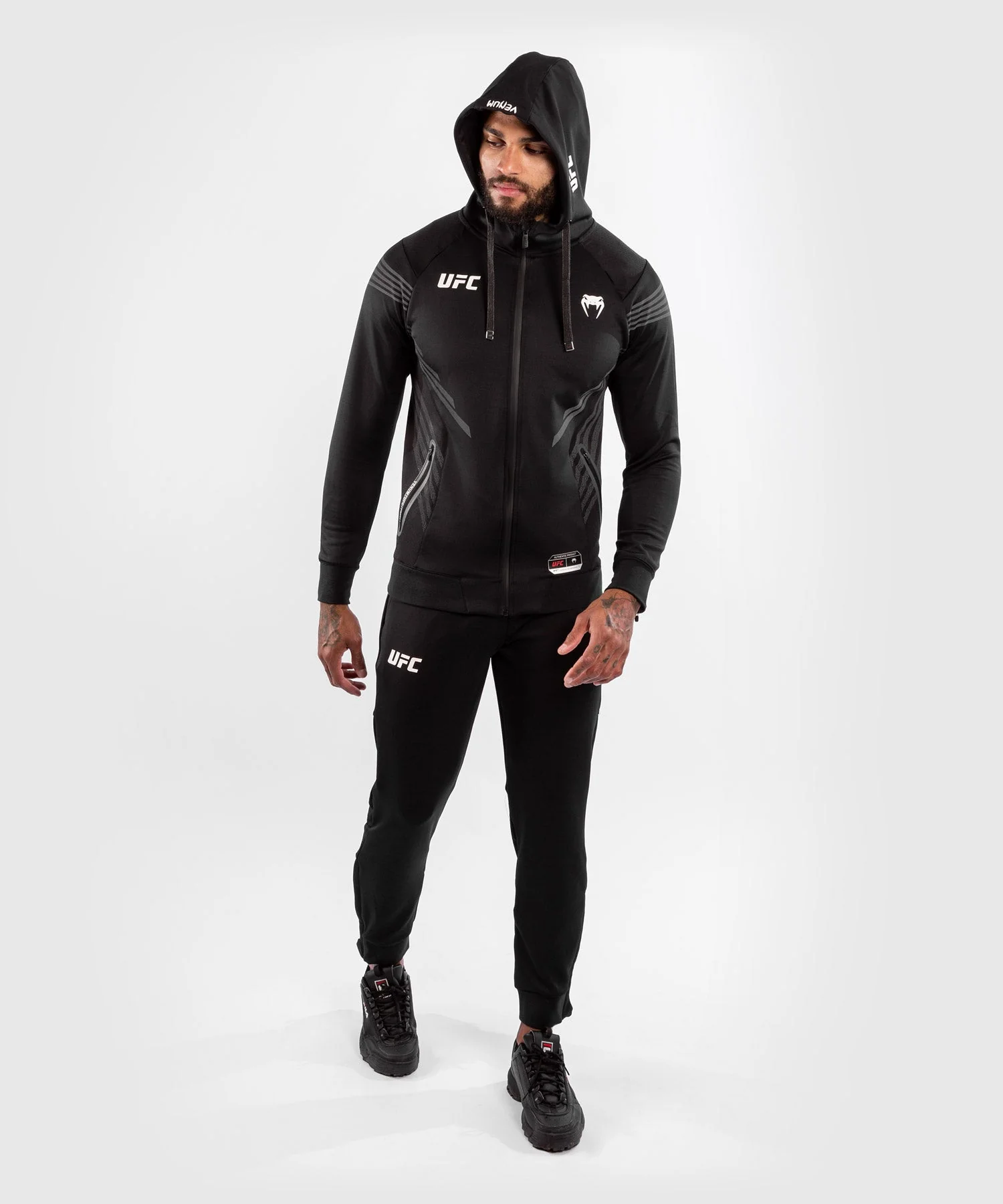Sweatshirt à Capuche Homme UFC Venum Authentic Fight Night - Noir - Image 10