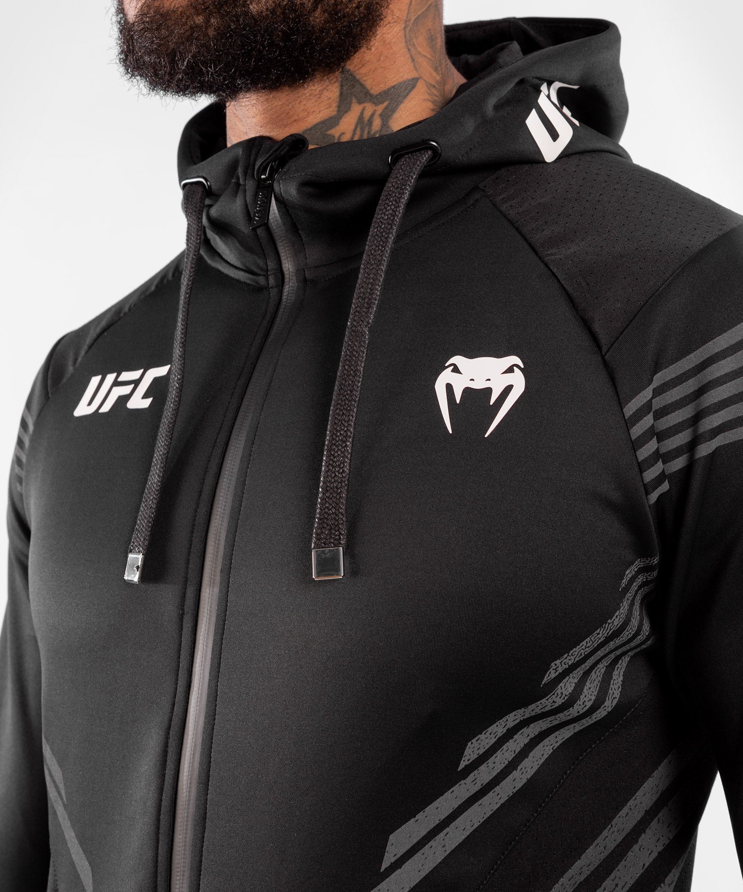 Sweatshirt à Capuche Homme UFC Venum Authentic Fight Night - Noir - Image 5