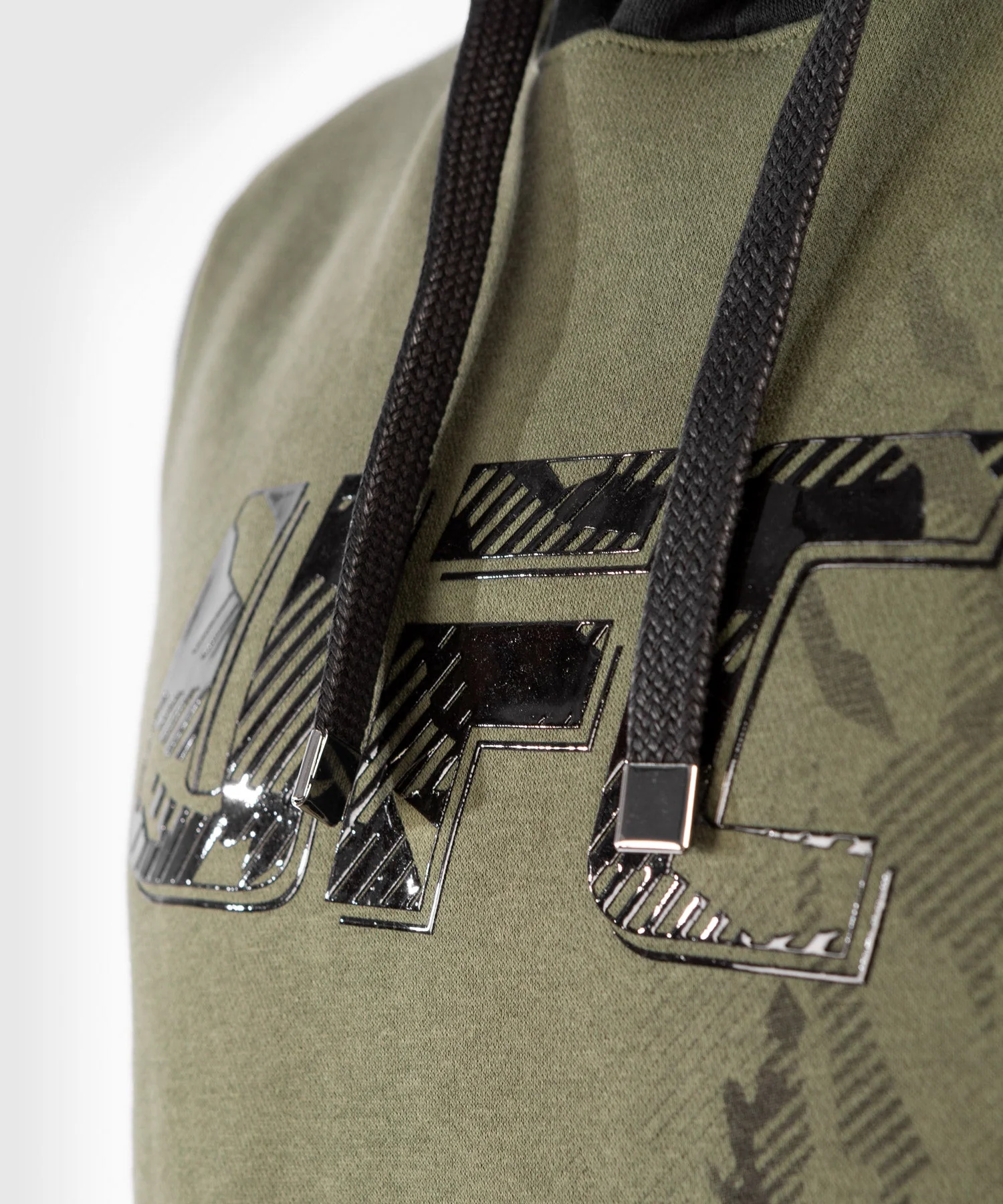 Sweatshirt à Capuche Homme UFC Venum Authentic Fight Week - Kaki - Image 5
