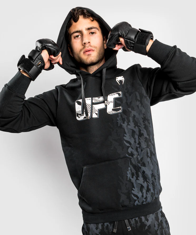Sweatshirt à Capuche Homme UFC Venum Authentic Fight Week - Noir - Image 2