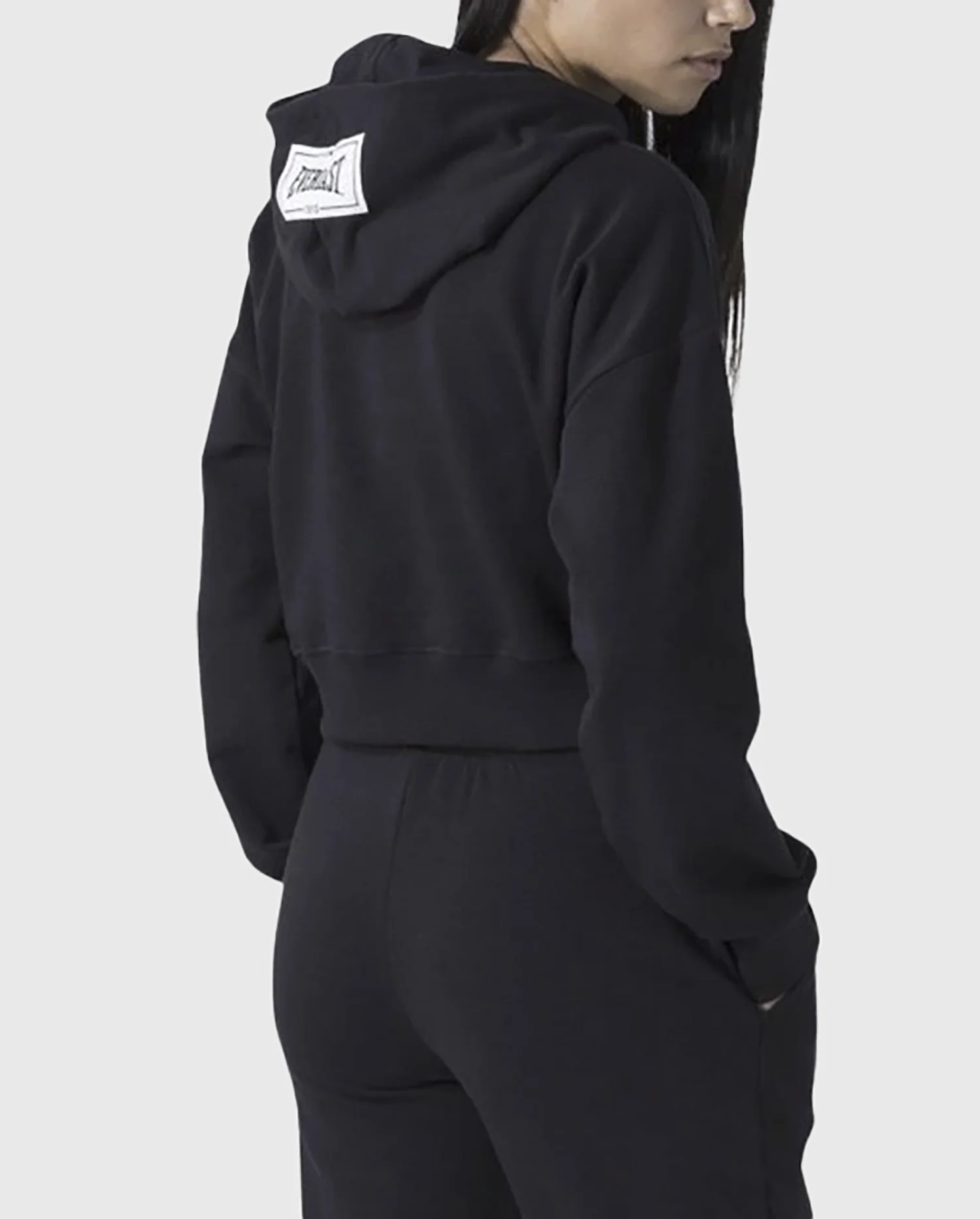 Sweatshirt À Capuche Pour Femmes Everlast - Noir - Image 2