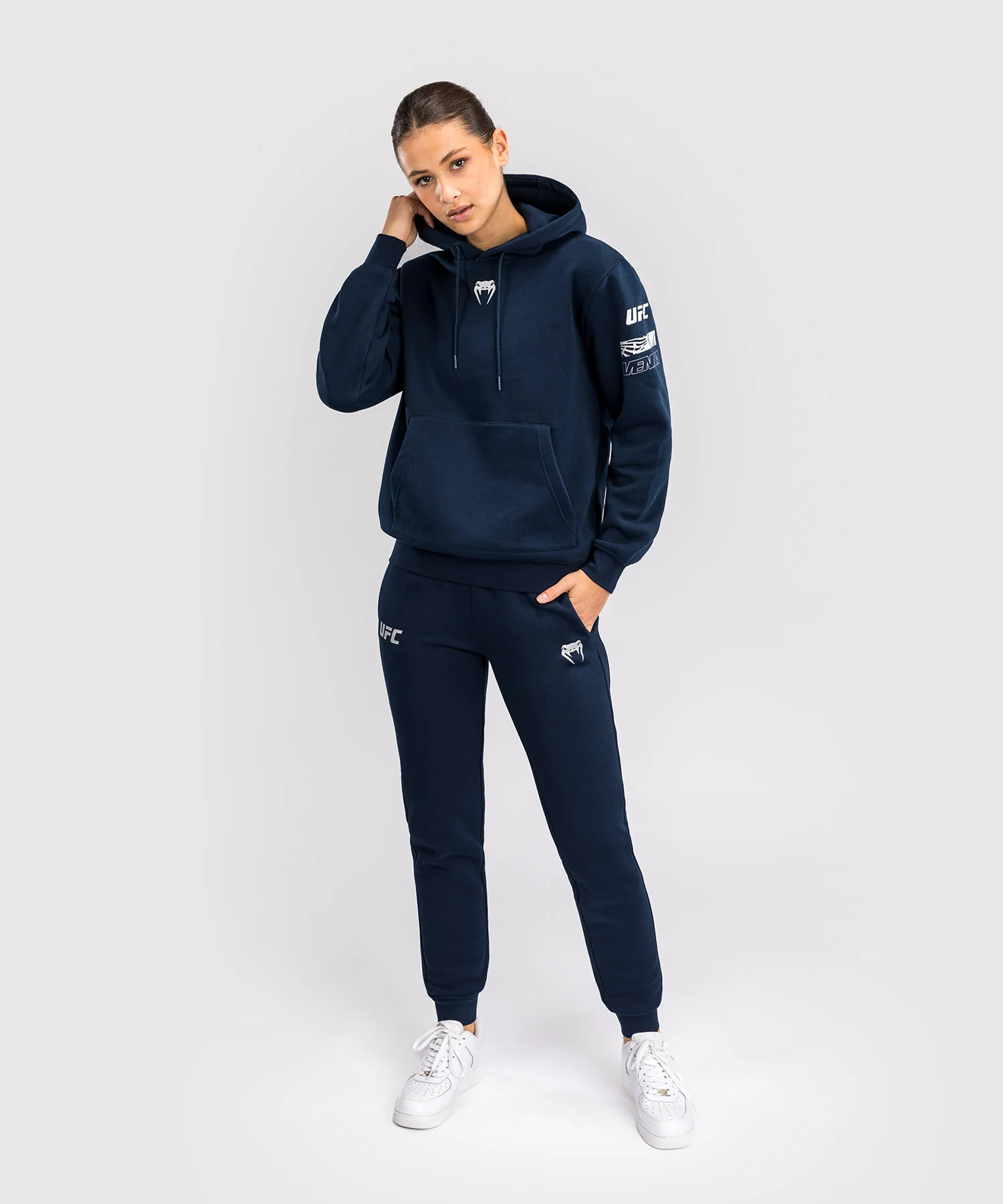 Sweatshirt à Capuche pour Femmes UFC Fusion by Venum Fight Week - Bleu Océanique - Image 6