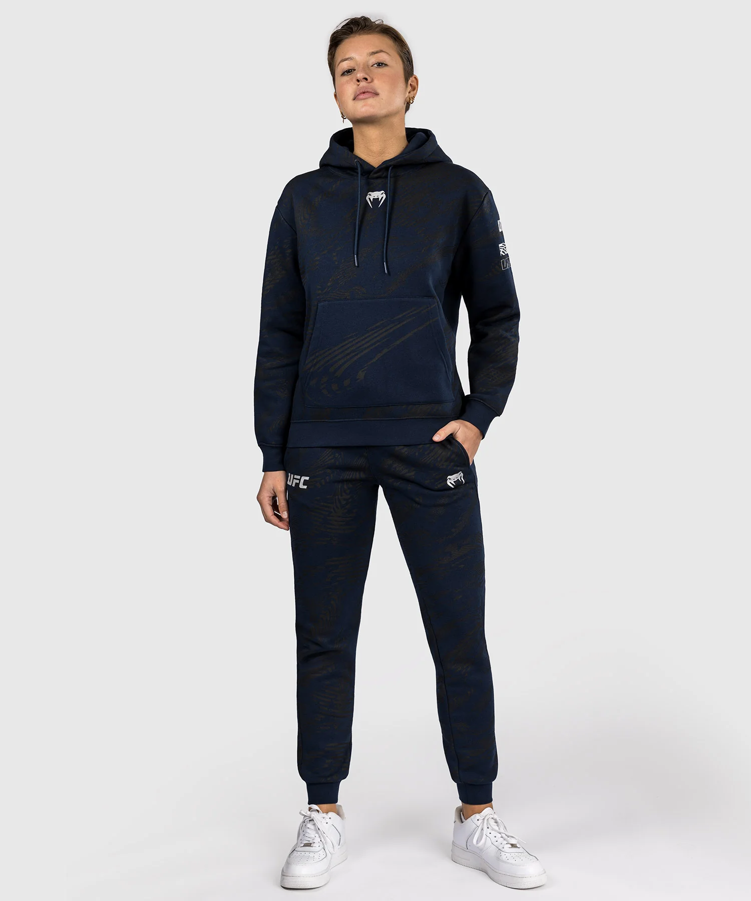 Sweatshirt à Capuche pour Femmes UFC Fusion by Venum Fight Week - Bleu Océanique - Image 6