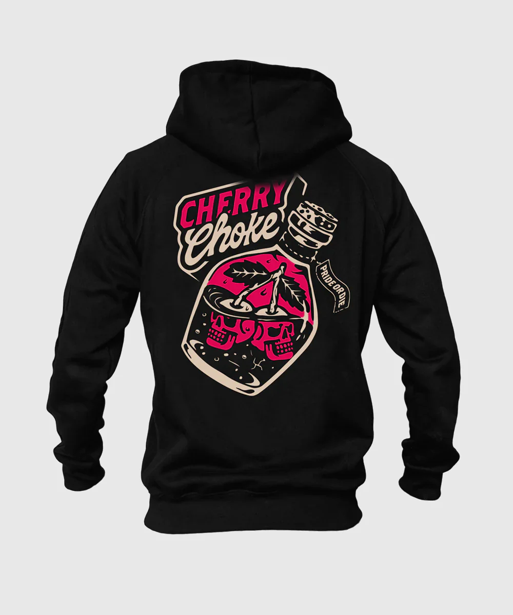 Sweatshirt À Capuche Pride Or Die Cherry Choke - Noir - Image 2