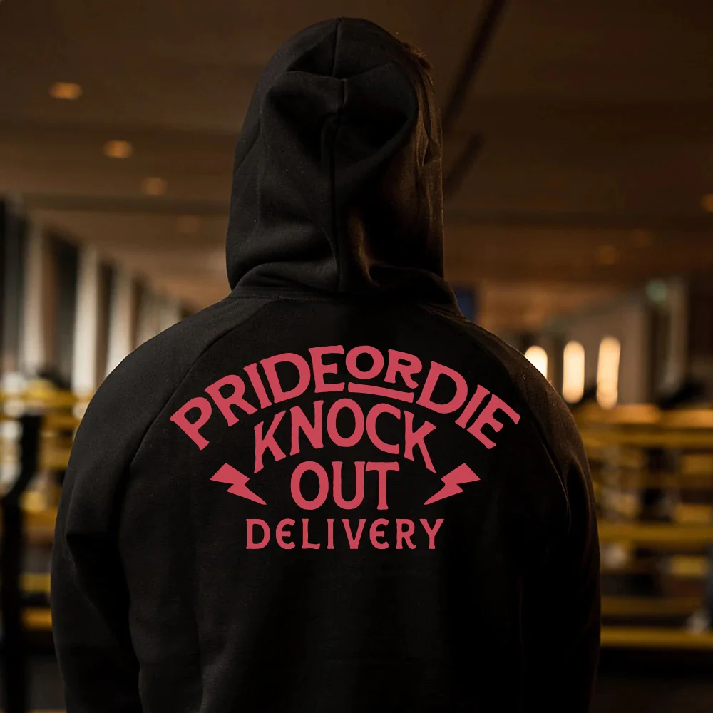 Sweatshirt À Capuche Pride Or Die Knockout delivery - Image 4