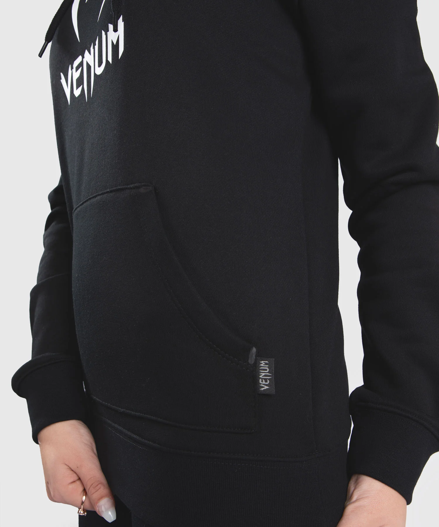 Sweatshirt à Capuche Venum Classic - Pour Femmes - Noir - Image 4