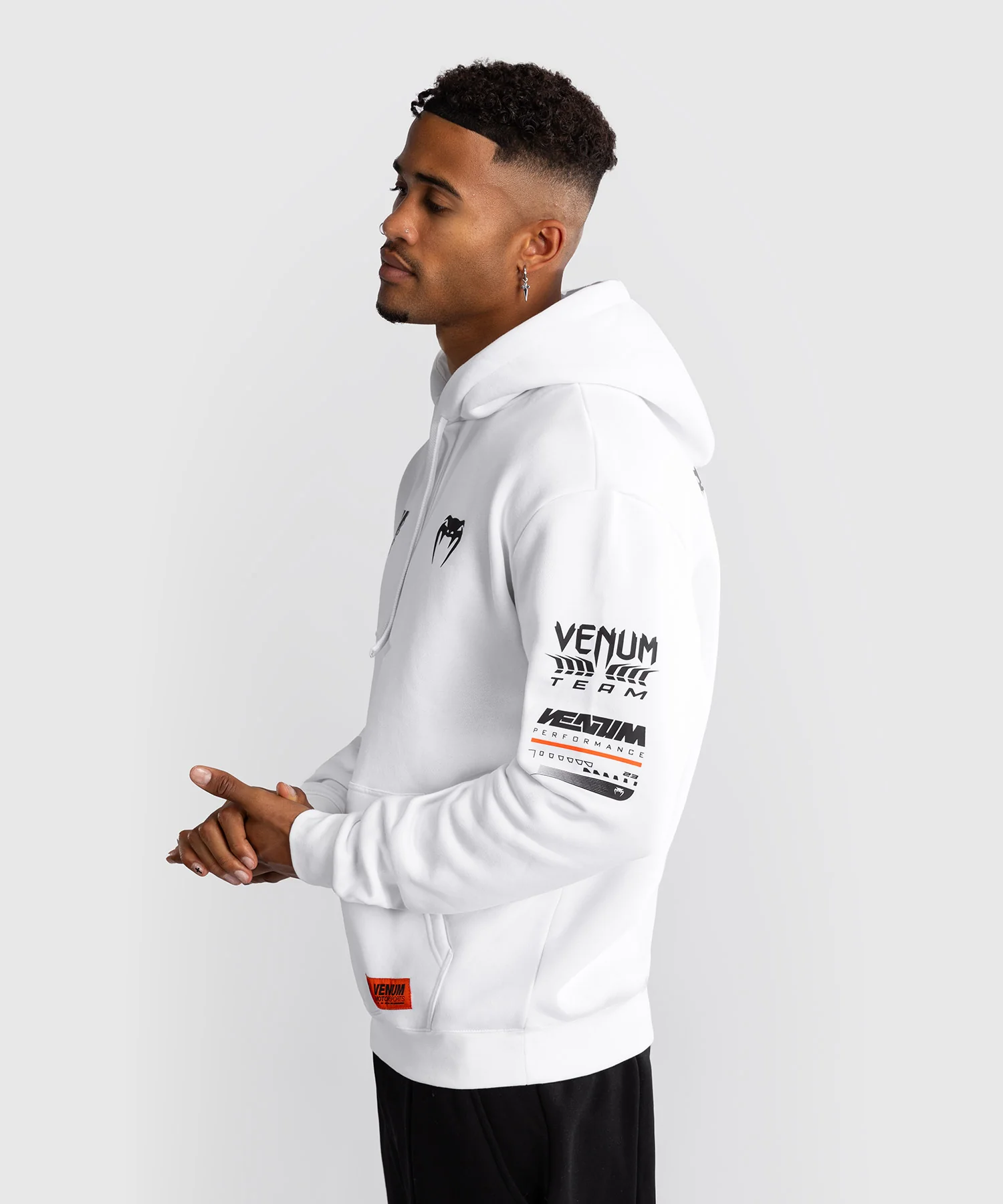 Sweatshirt à Capuche Venum Motorsport - Blanc Neige - Image 3
