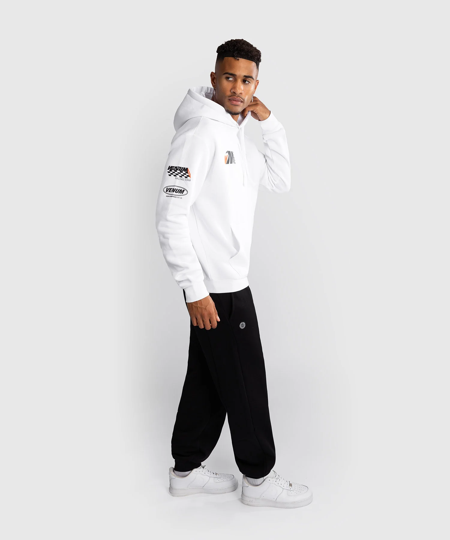 Sweatshirt à Capuche Venum Motorsport - Blanc Neige - Image 4