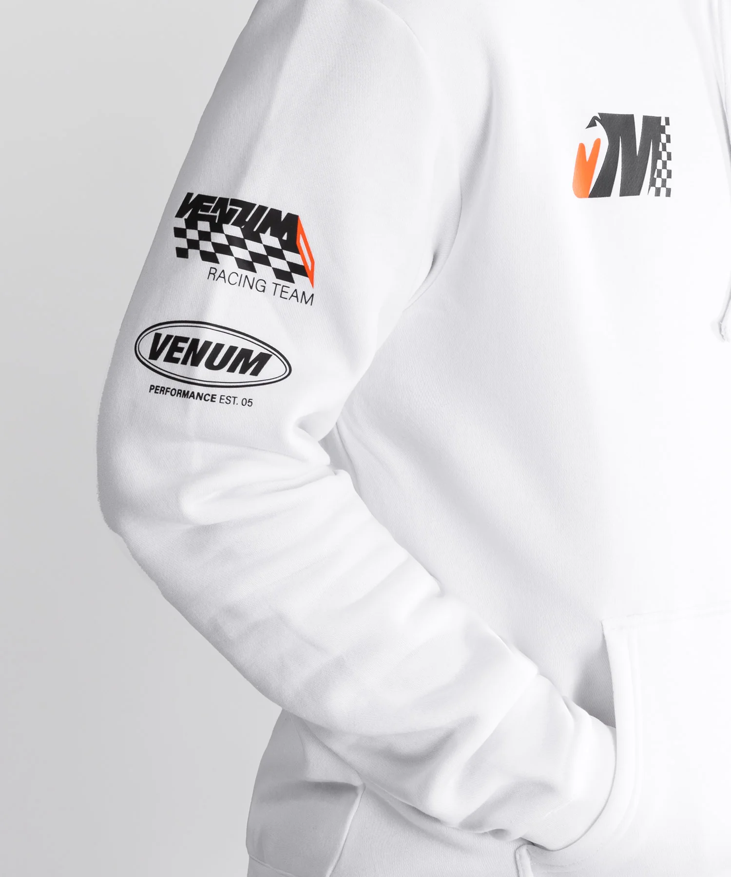 Sweatshirt à Capuche Venum Motorsport - Blanc Neige - Image 5