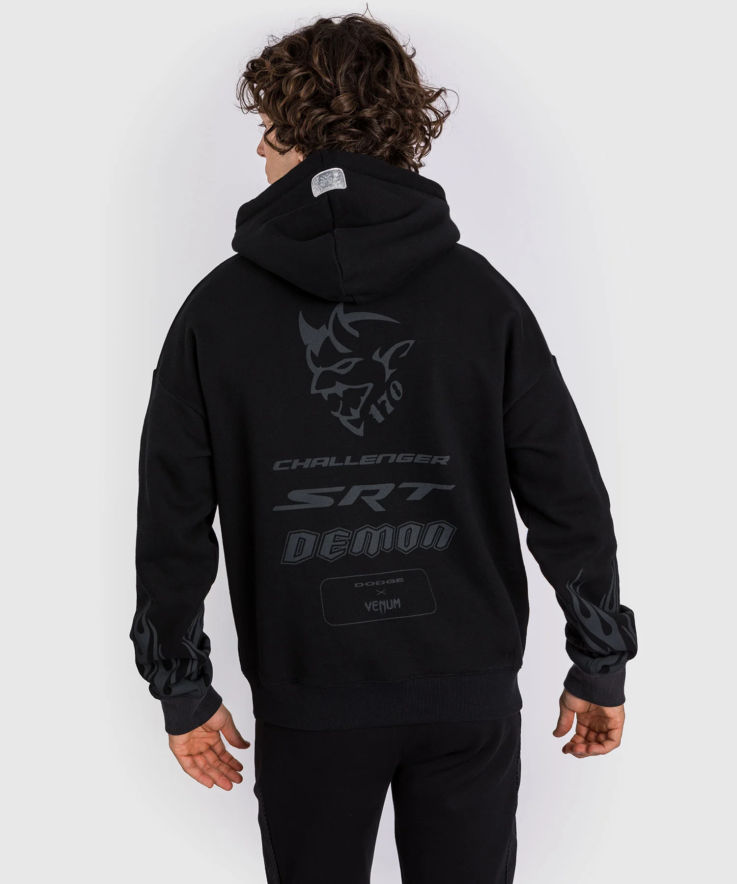Sweatshirt à capuche Venum x Dodge Challenger SRT Demon 170 - Noir - Image 3