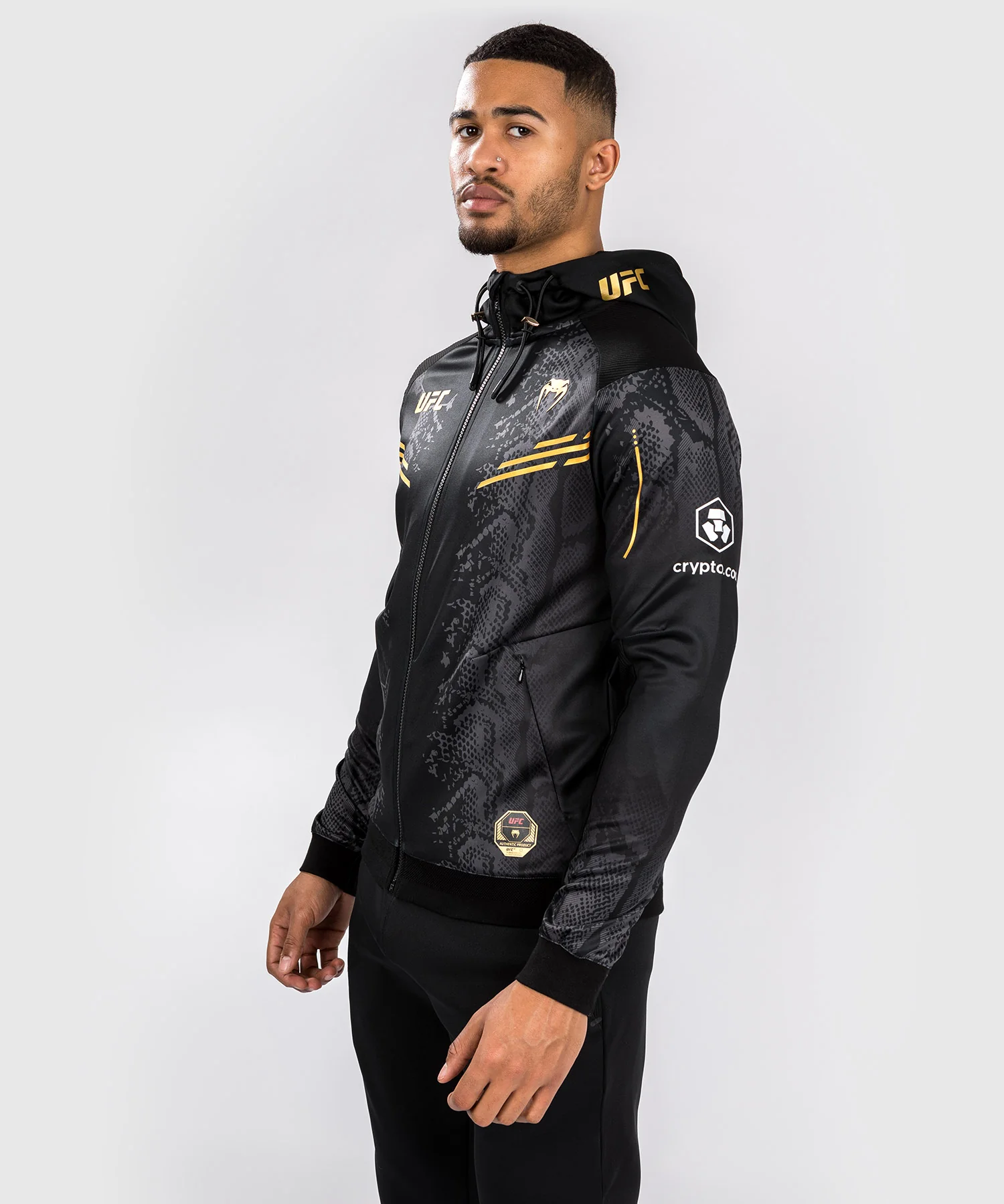 Veste à capuche Walkout pour Hommes UFC Adrenaline by Venum Authentic Fight Night - Champion - Image 2