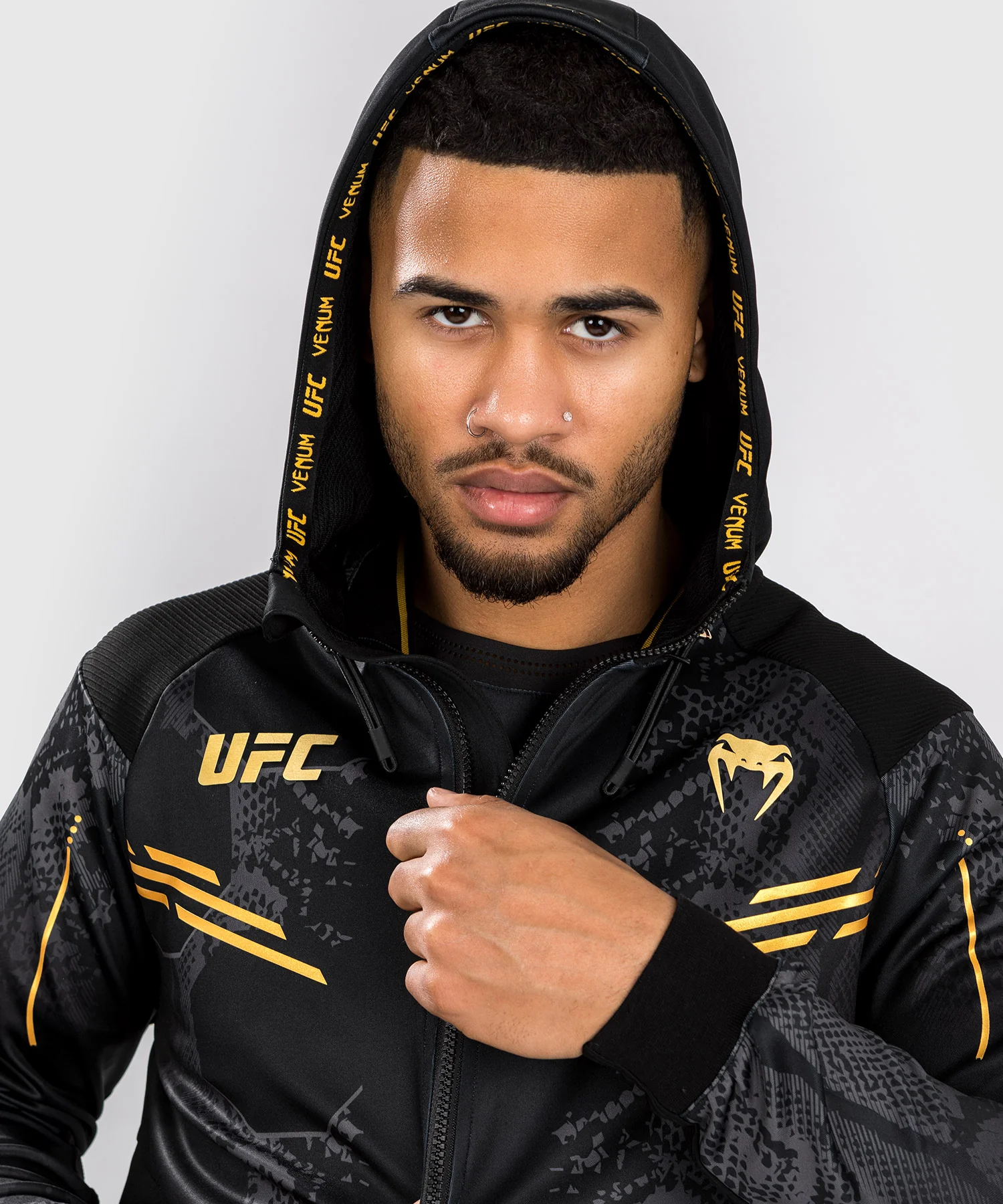 Veste à capuche Walkout pour Hommes UFC Adrenaline by Venum Authentic Fight Night - Champion - Image 5