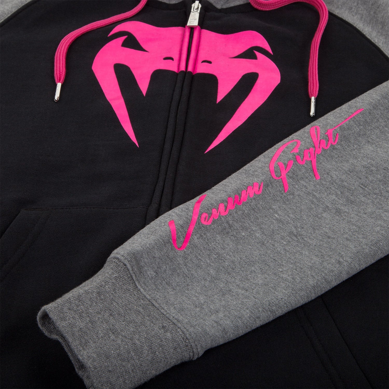 Sweatshirt Femme Venum Infinity avec zip - Logo Rose - Image 6