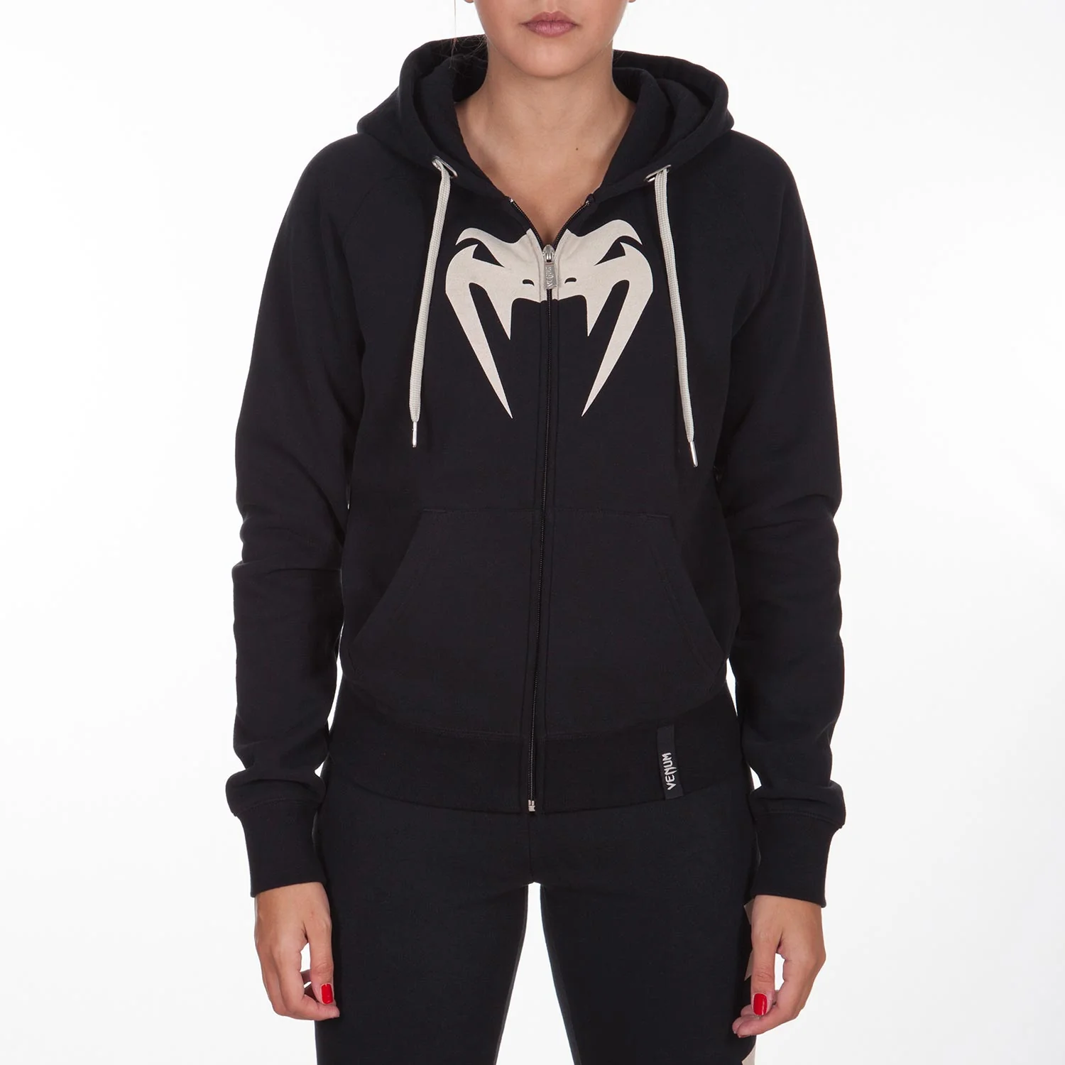 Sweatshirt Femme Venum Infinity avec zip - Noir