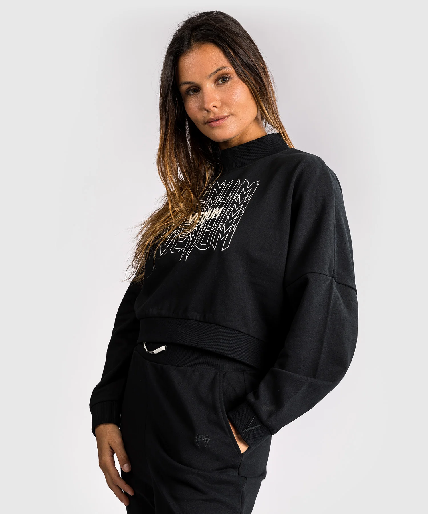 Sweatshirt pour Femmes Venum Pulse - Noir/Blanc - Image 2